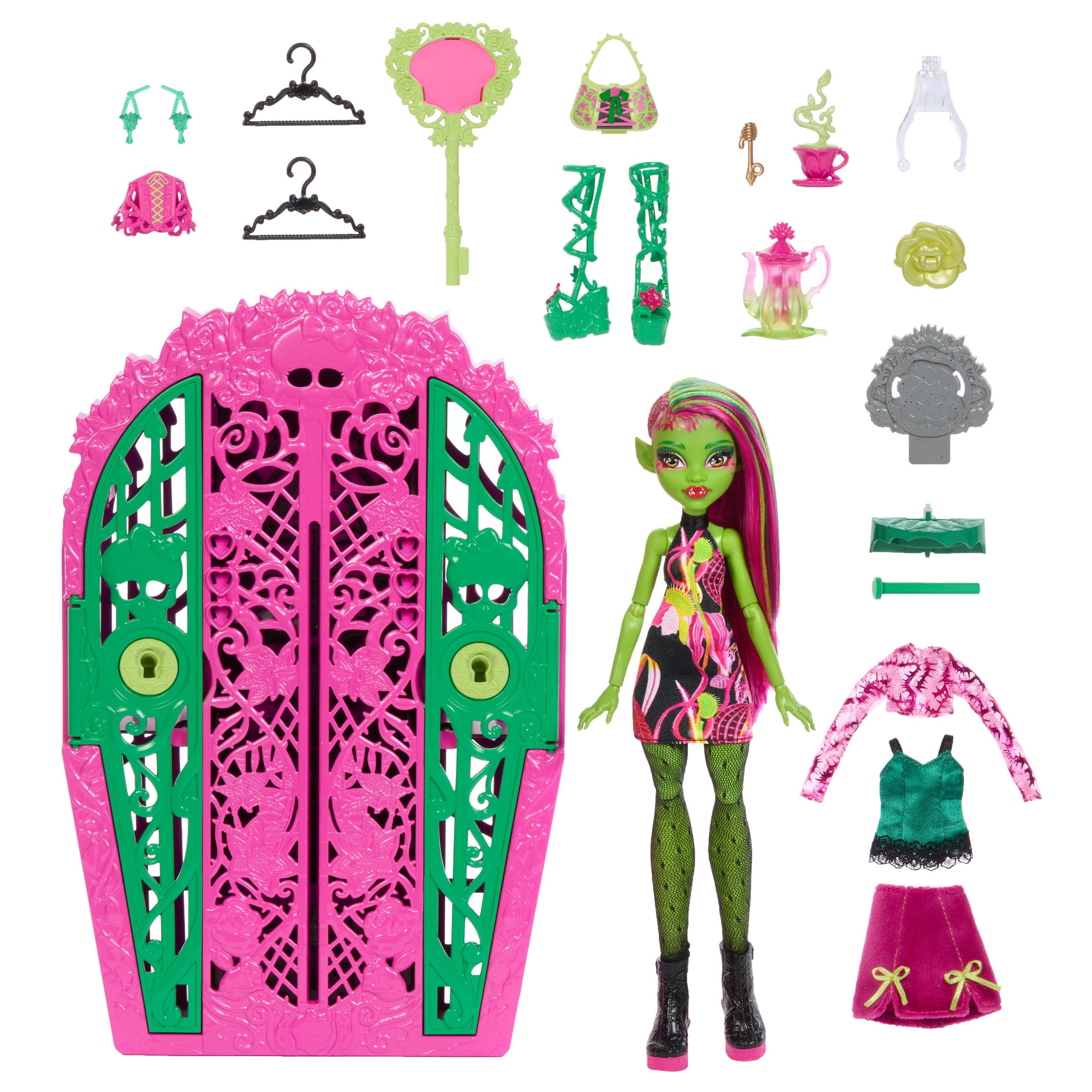 Produktbild Monster High Skulltimate Secrets Garden Mysteries Spielset, Venus McFlytrap-Puppe mit mehr als 19 Überraschungen 5 von 6