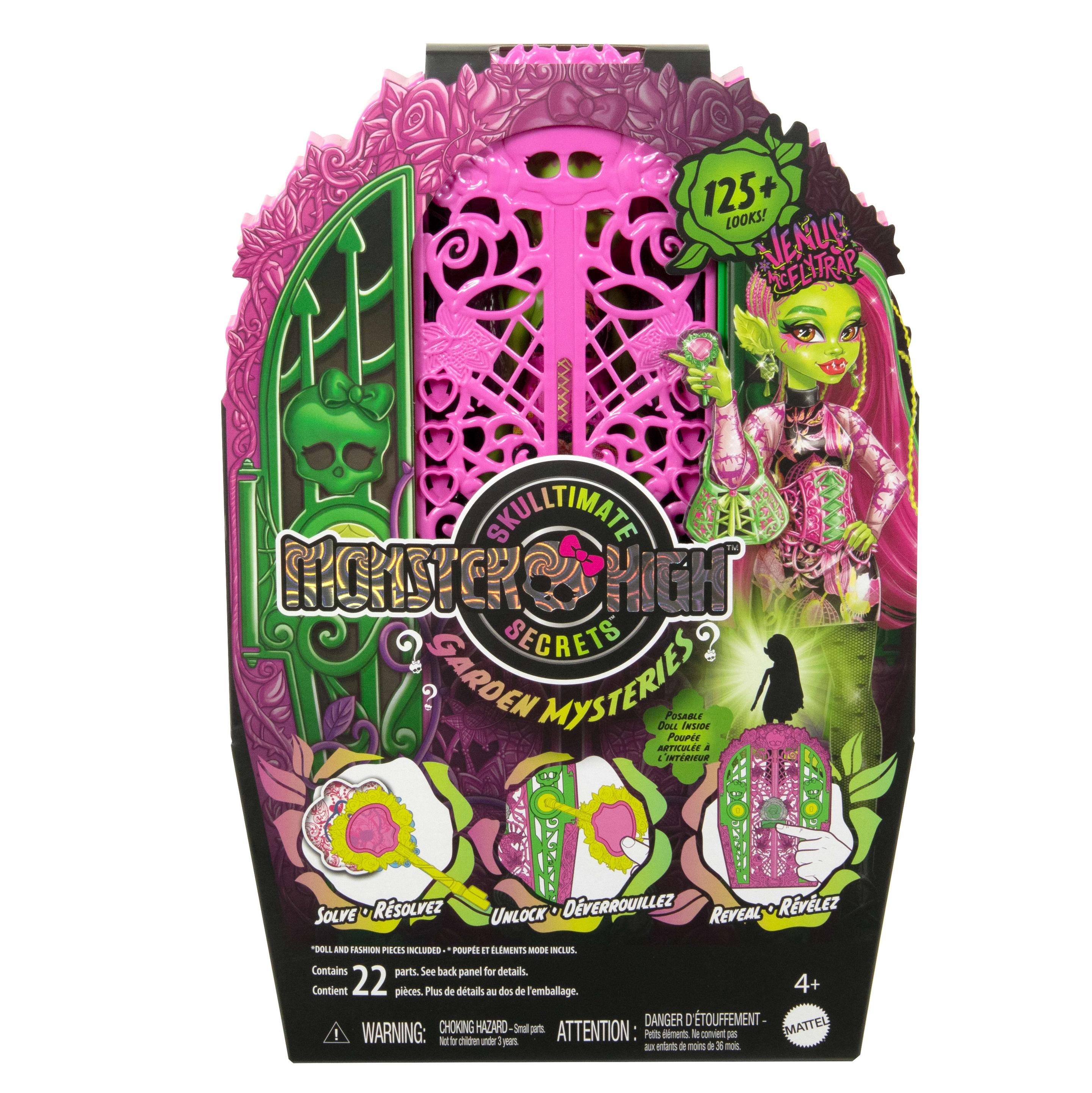 Produktbild Monster High Skulltimate Secrets Garden Mysteries Spielset, Venus McFlytrap-Puppe mit mehr als 19 Überraschungen 6 von 6
