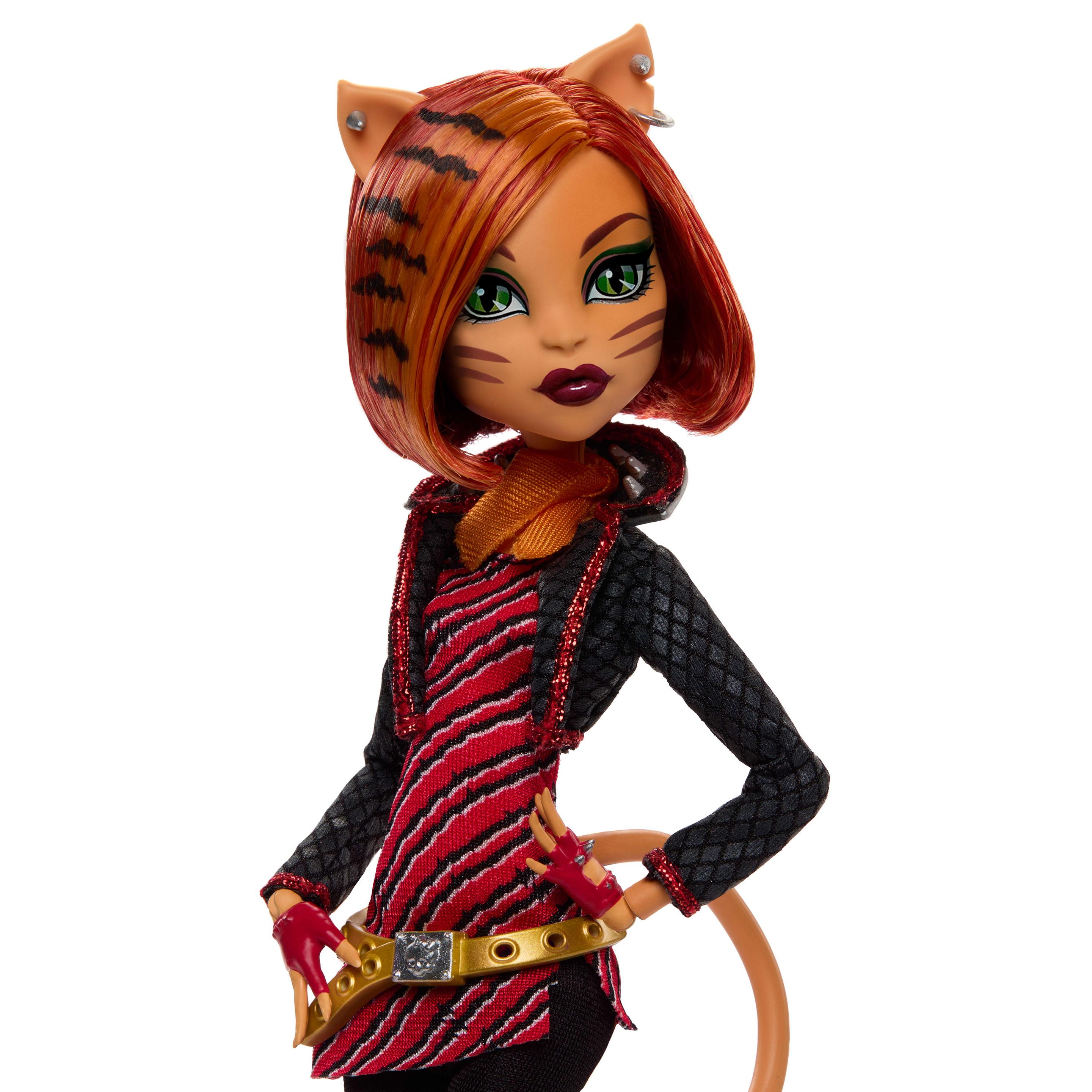 Produktbild Monster High Gruselige Monster-High-Reproduktion der ursprünglichen Toralei-Puppe, mit Tagebuch, Puppenständer und Haustier 4 von 6