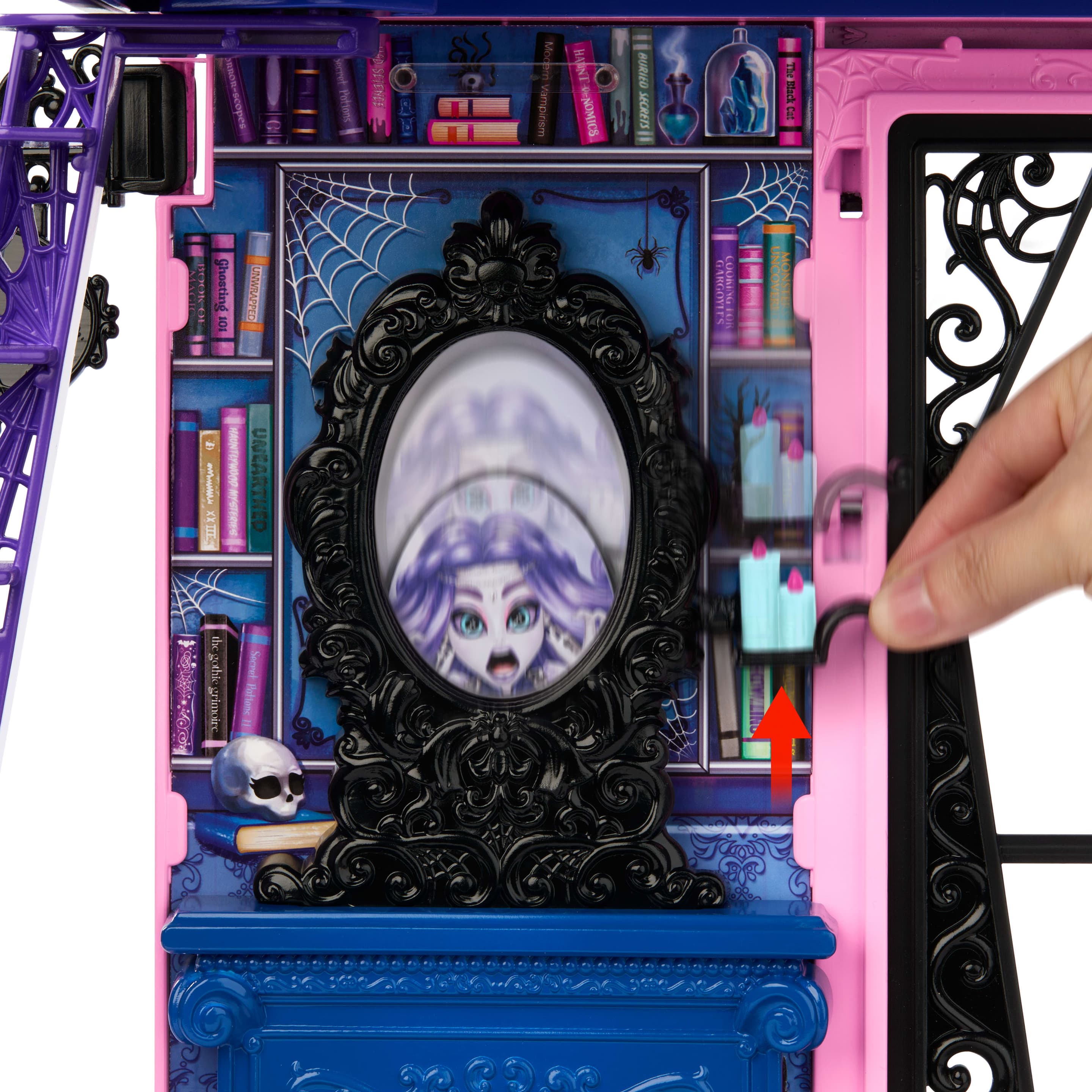 Produktbild Monster High Buh-tique Hotel Puppenhaus mit gruseligen Überraschungen in jedem Raum und mehr als 13 Zubehörteilen 3 von 6