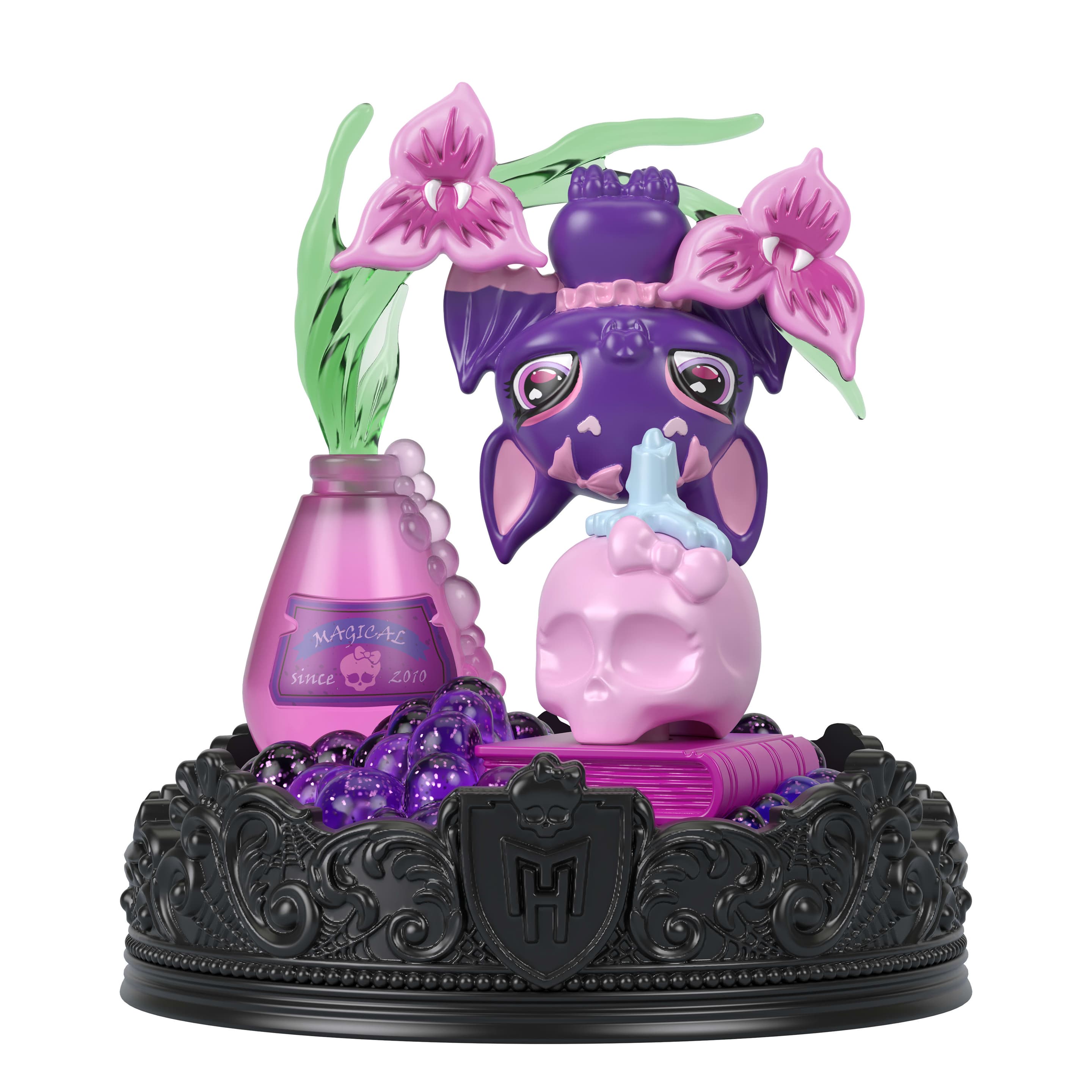 Produktbild Monster High Haustier-Schlüsselanhänger, Tierfiguren mit Zubehör und zusammenbaubarem Terrarium 5 von 6