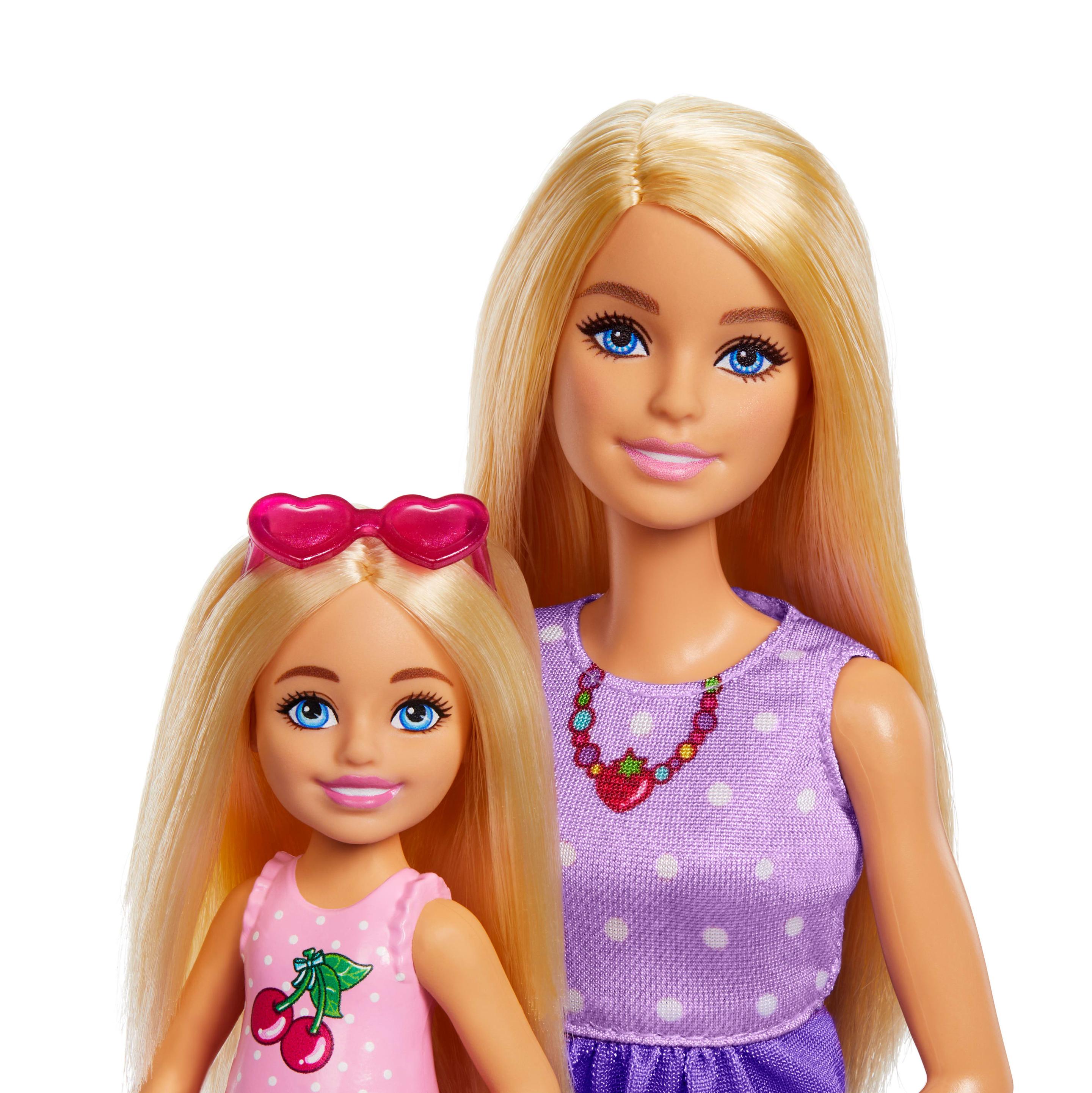 Produktbild Barbie-Puppen und Accessoires aus der Reihe Family&Friends, Spielset im Picknick-Thema mit 2 Puppen und 9 Accessoires 2 von 6