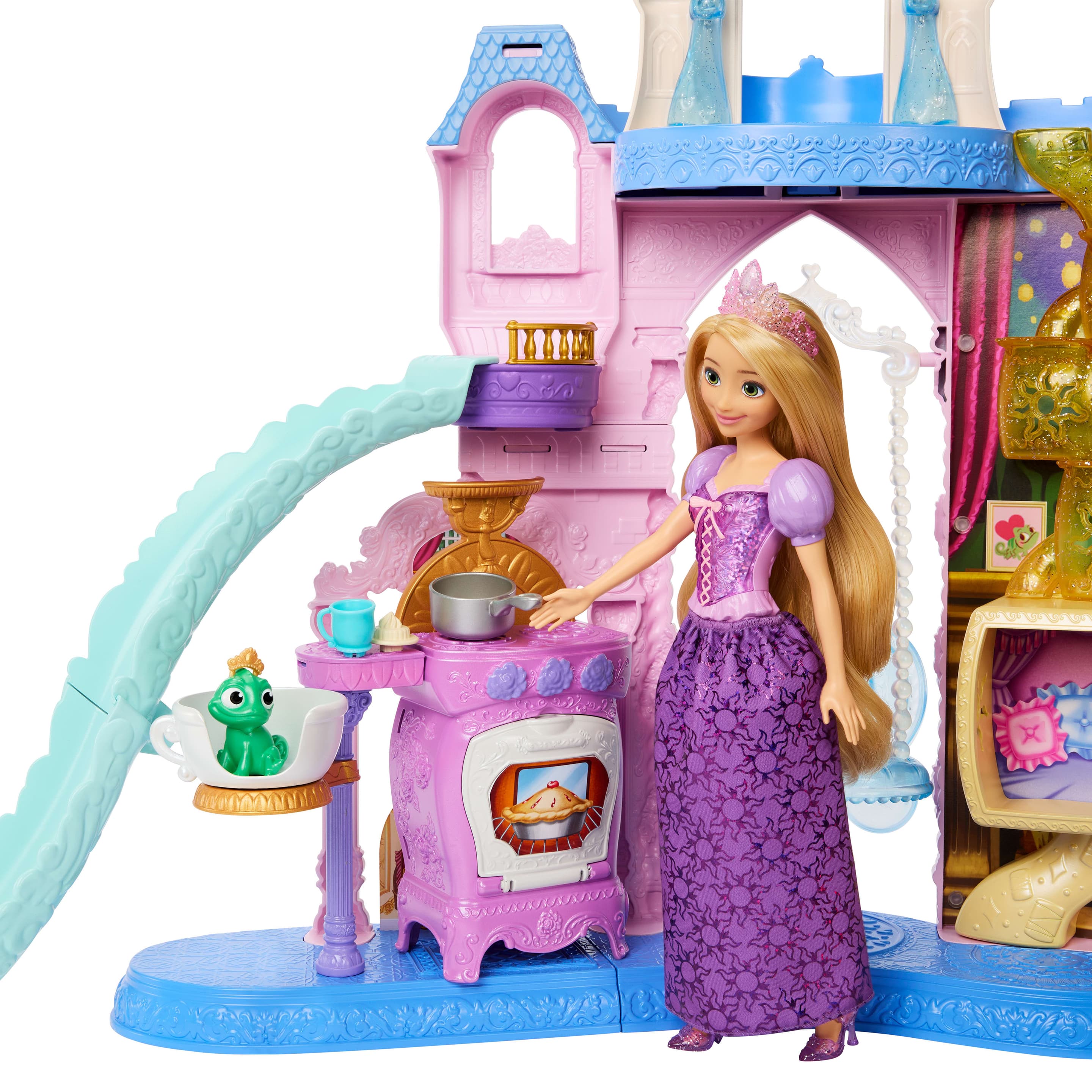 Produktbild Disney Princess Haustierpalast-Spielset mit 7 Spielbereichen, 3 Tierfreunden und über 20 Möbeln und Zubehörteilen 4 von 6