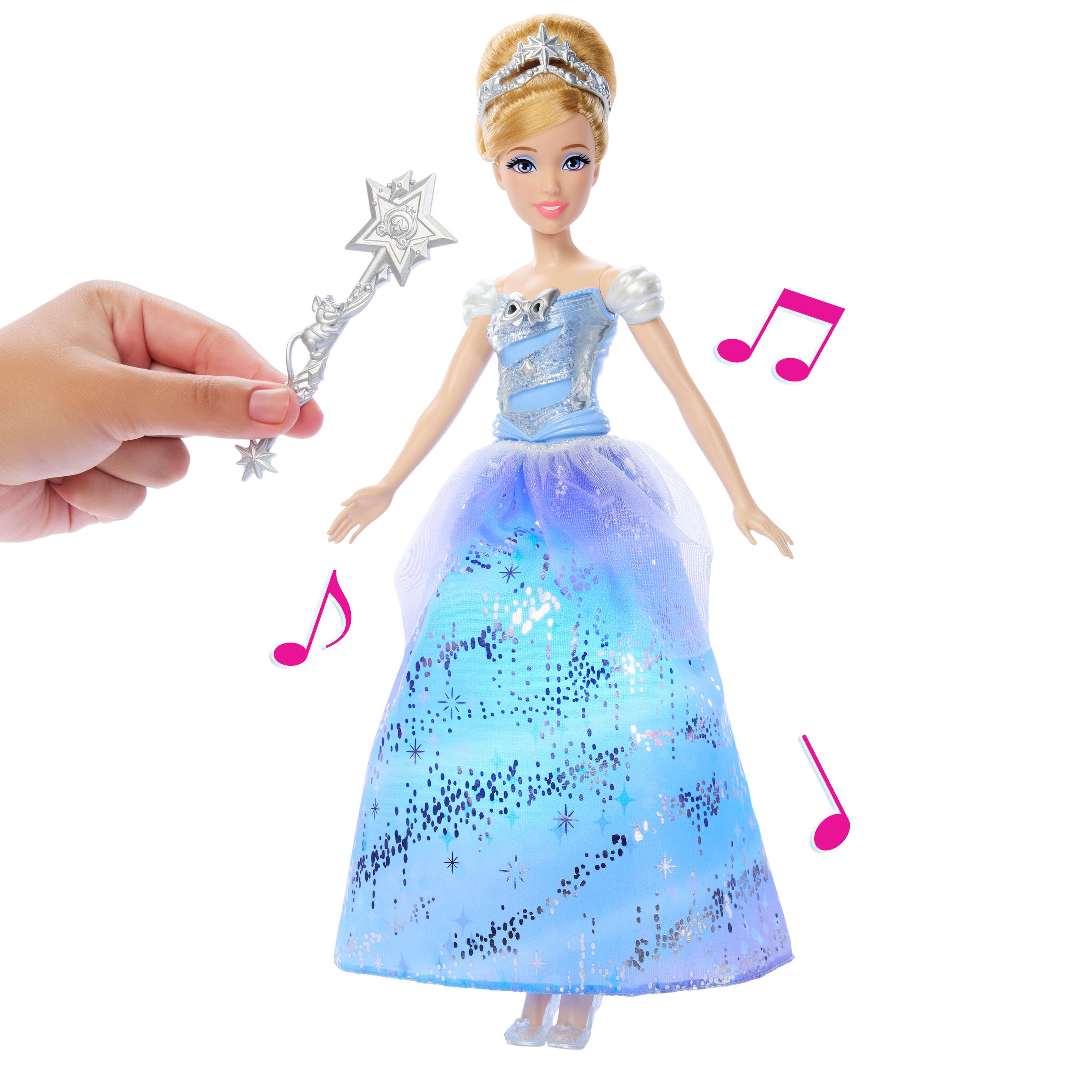 Produktbild Disney Princess, Cinderella-Modepuppe im bezaubernden Ballkleid mit Licht und Geräuschen, vom Film inspiriert 5 von 6