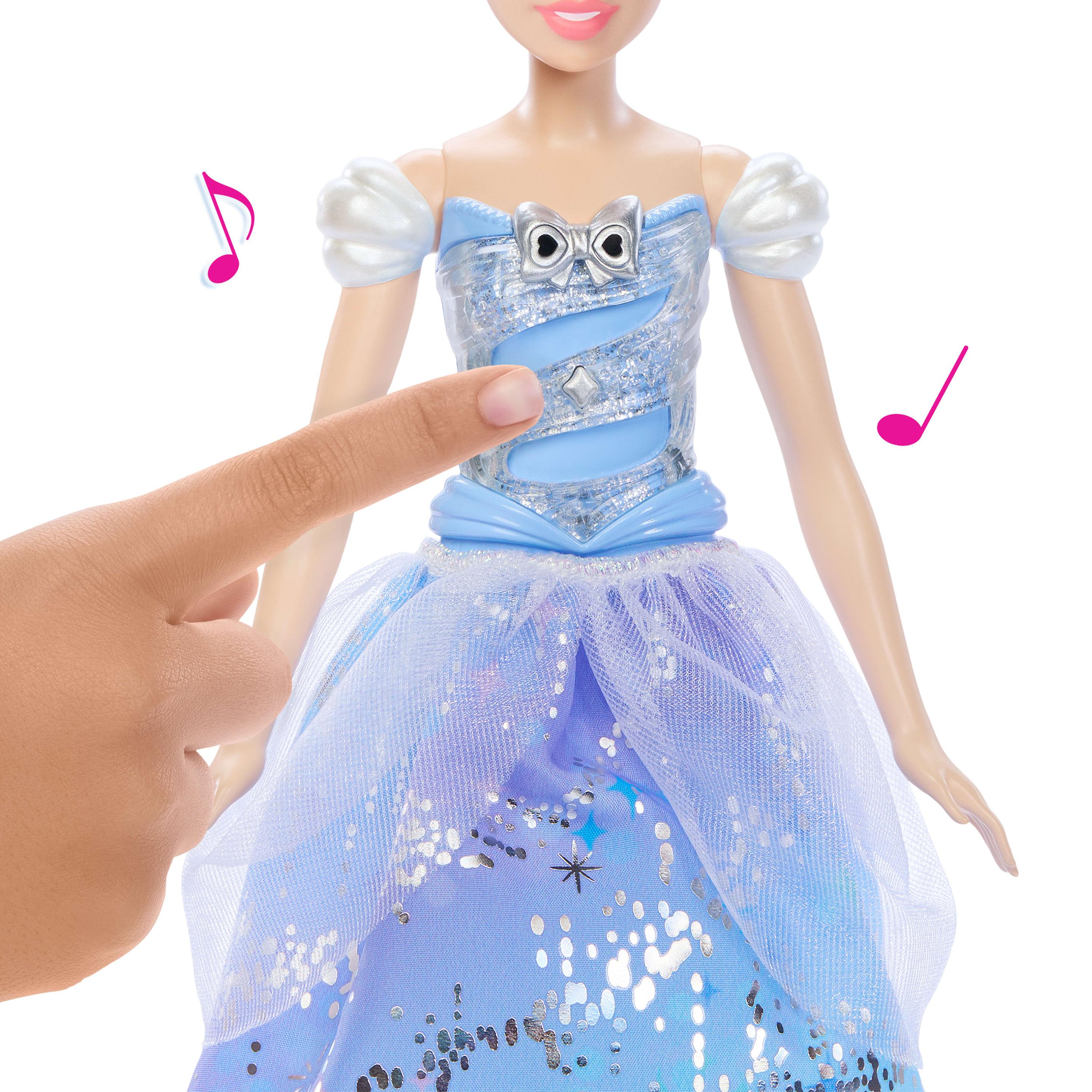 Produktbild Disney Princess, Cinderella-Modepuppe im bezaubernden Ballkleid mit Licht und Geräuschen, vom Film inspiriert 4 von 6