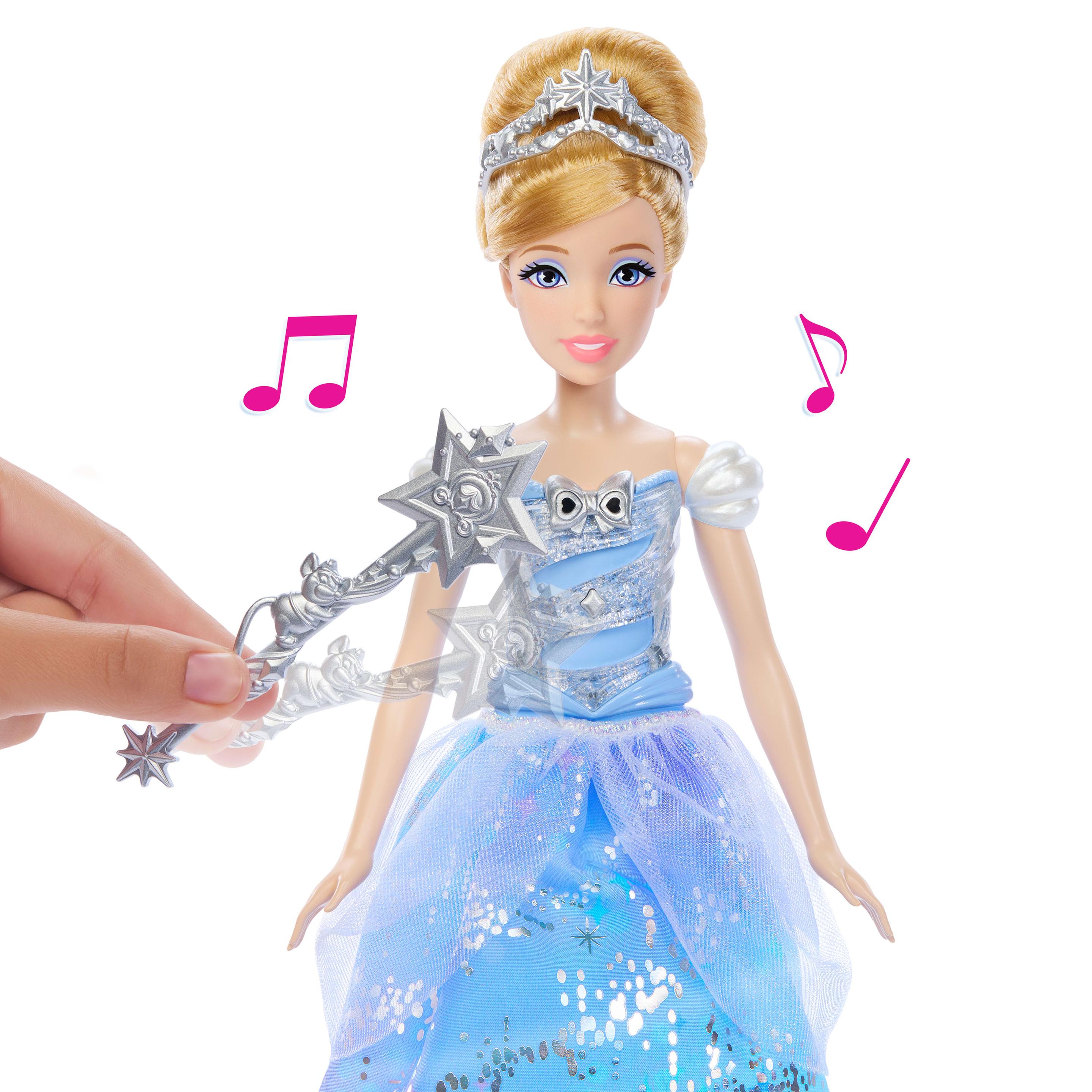 Produktbild Disney Princess, Cinderella-Modepuppe im bezaubernden Ballkleid mit Licht und Geräuschen, vom Film inspiriert 3 von 6