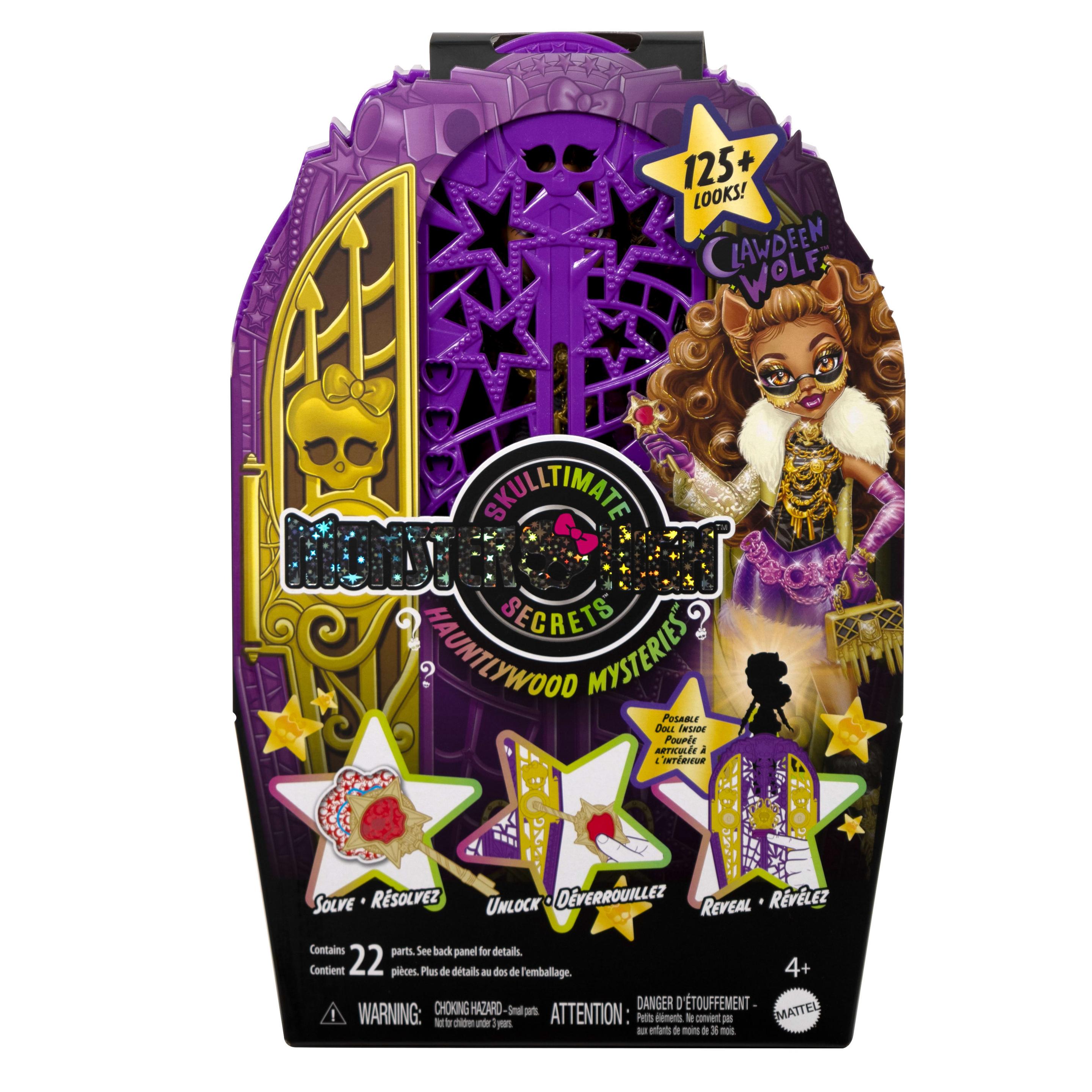 Produktbild Monster High Skulltimate Secrets Hauntlywood-Mysteries-Spielset, Clawdeen Wolf Puppe mit mehr als 19 Überraschungen 6 von 6