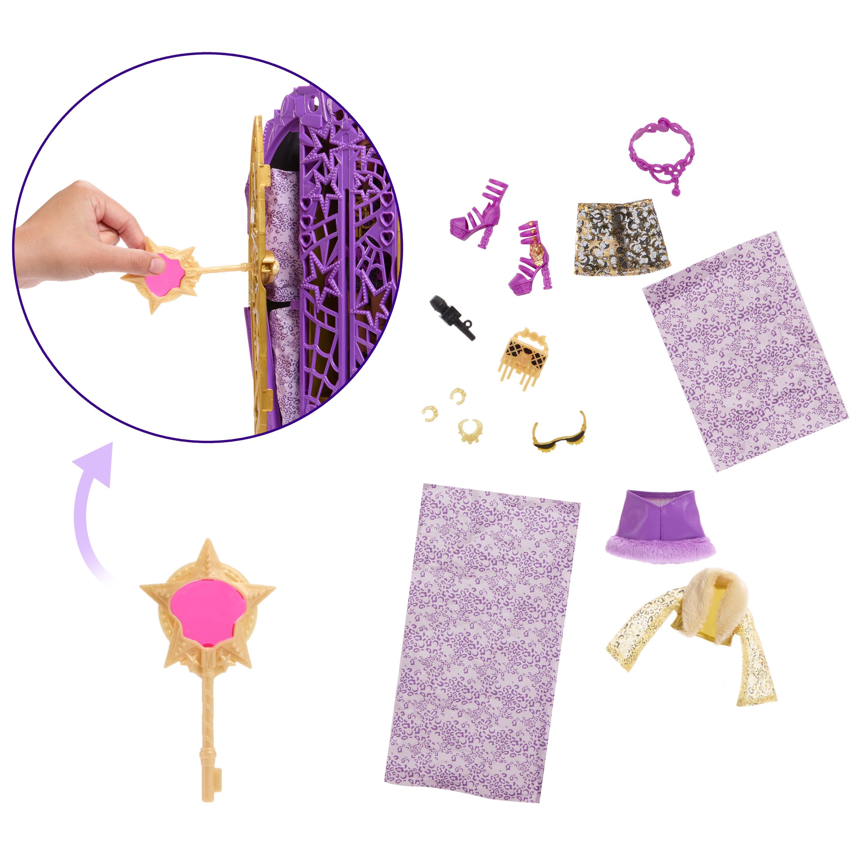Produktbild Monster High Skulltimate Secrets Hauntlywood-Mysteries-Spielset, Clawdeen Wolf Puppe mit mehr als 19 Überraschungen 3 von 6