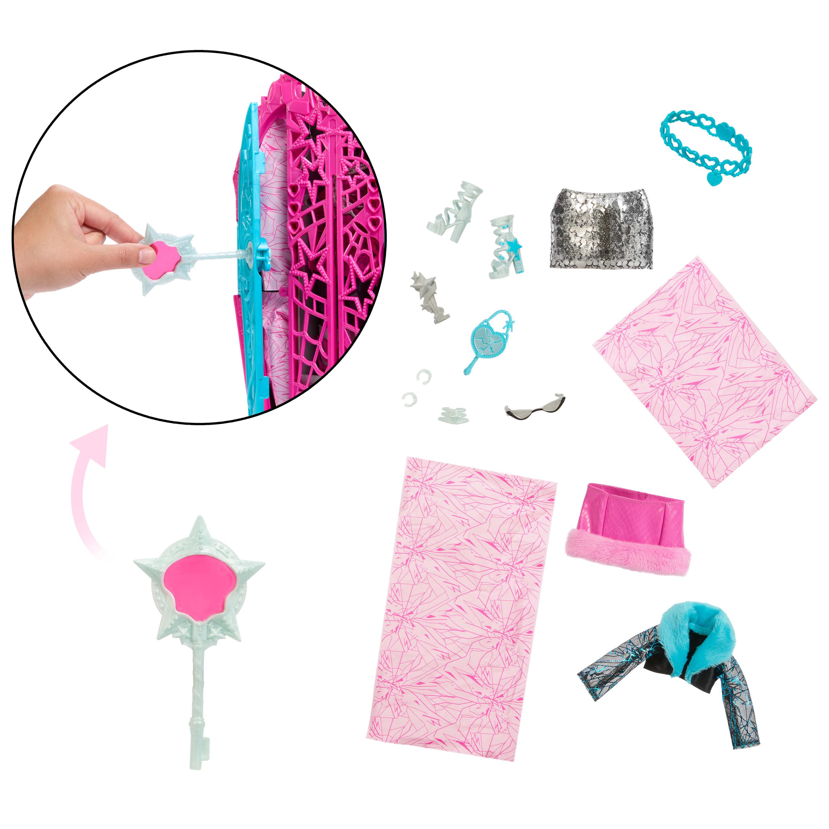 Produktbild Monster High Skulltimate Secrets Hauntlywood-Mysteries-Puppe, Catty-Noir-Puppe mit mehr als 19 Überraschungen 4 von 6