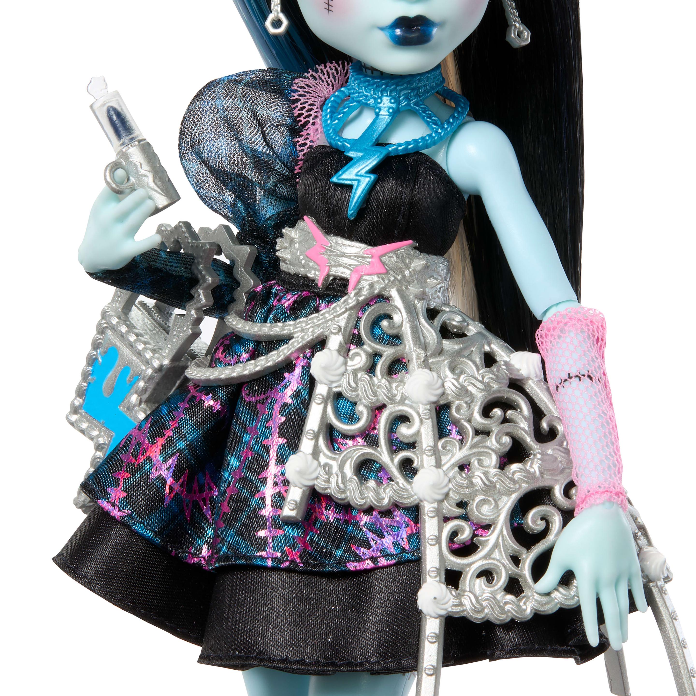 Produktbild Monster High Scary Sweet Birthday Frankie Stein-Puppe im Partykleid mit Ballon und Geschenk 3 von 6