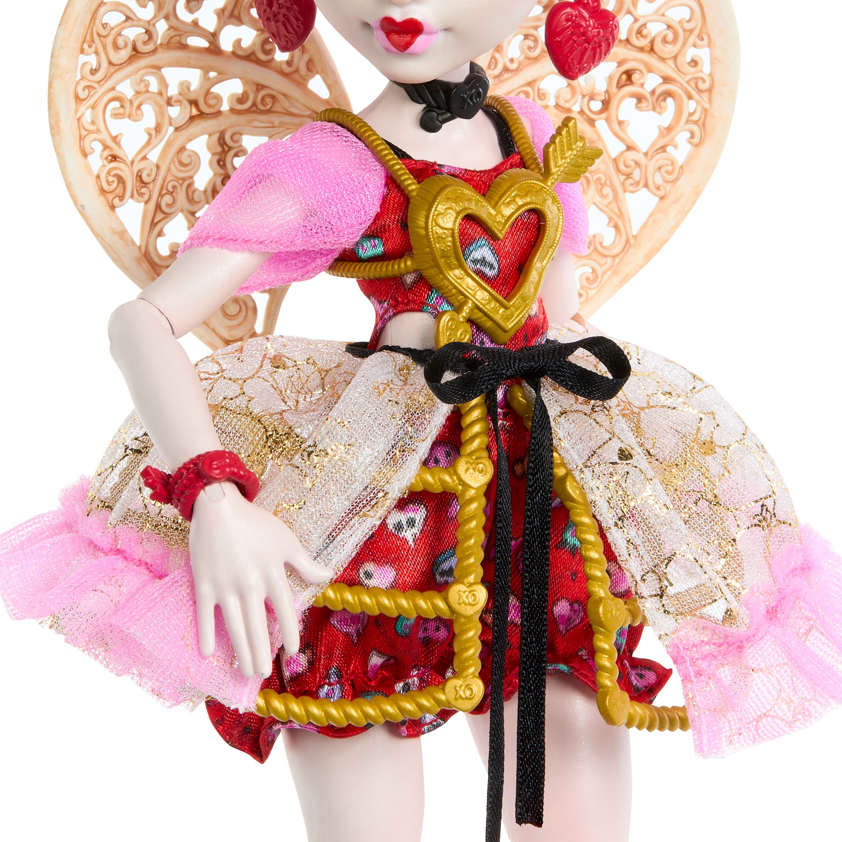 Produktbild Monster High Scary Sweet Birthday Cupid Asteria-Puppe im Partykleid mit Ballon und Geschenk 4 von 7
