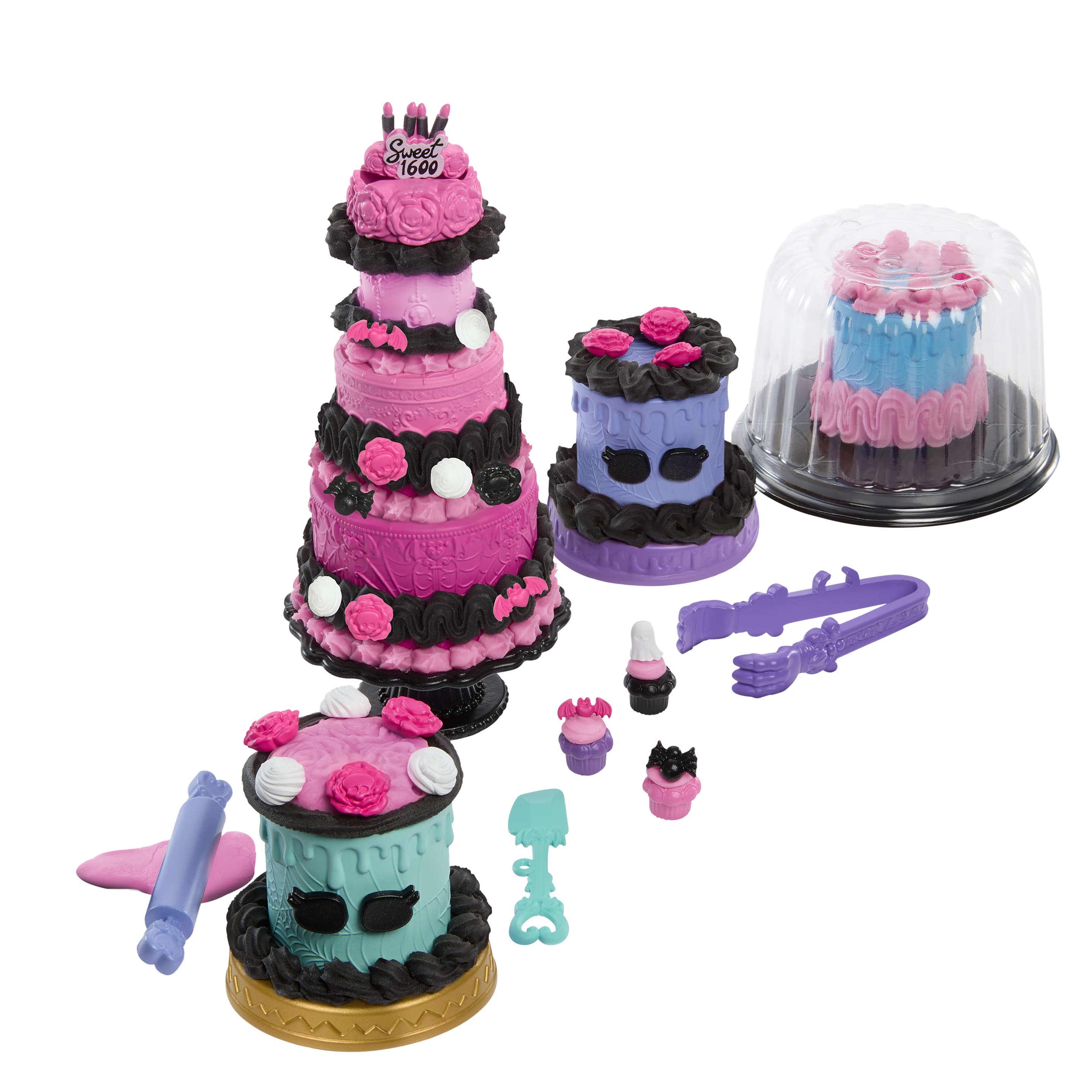 Produktbild Monster High Scary Sweet Birthday Tortenset mit Clawdeen Wolf-Puppe und mehr als 20 Zubehörteilen zum Dekorieren 5 von 6