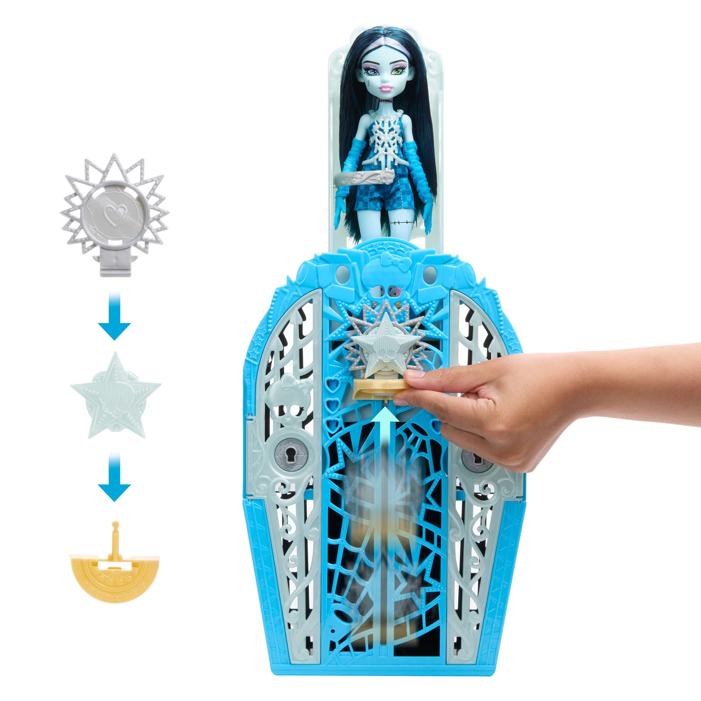 Produktbild Monster High Skulltimate Secrets Hauntlywood-Mysteries-Spielset, Frankie-Stein-Puppe mit mehr als 19 Überraschungen 3 von 6