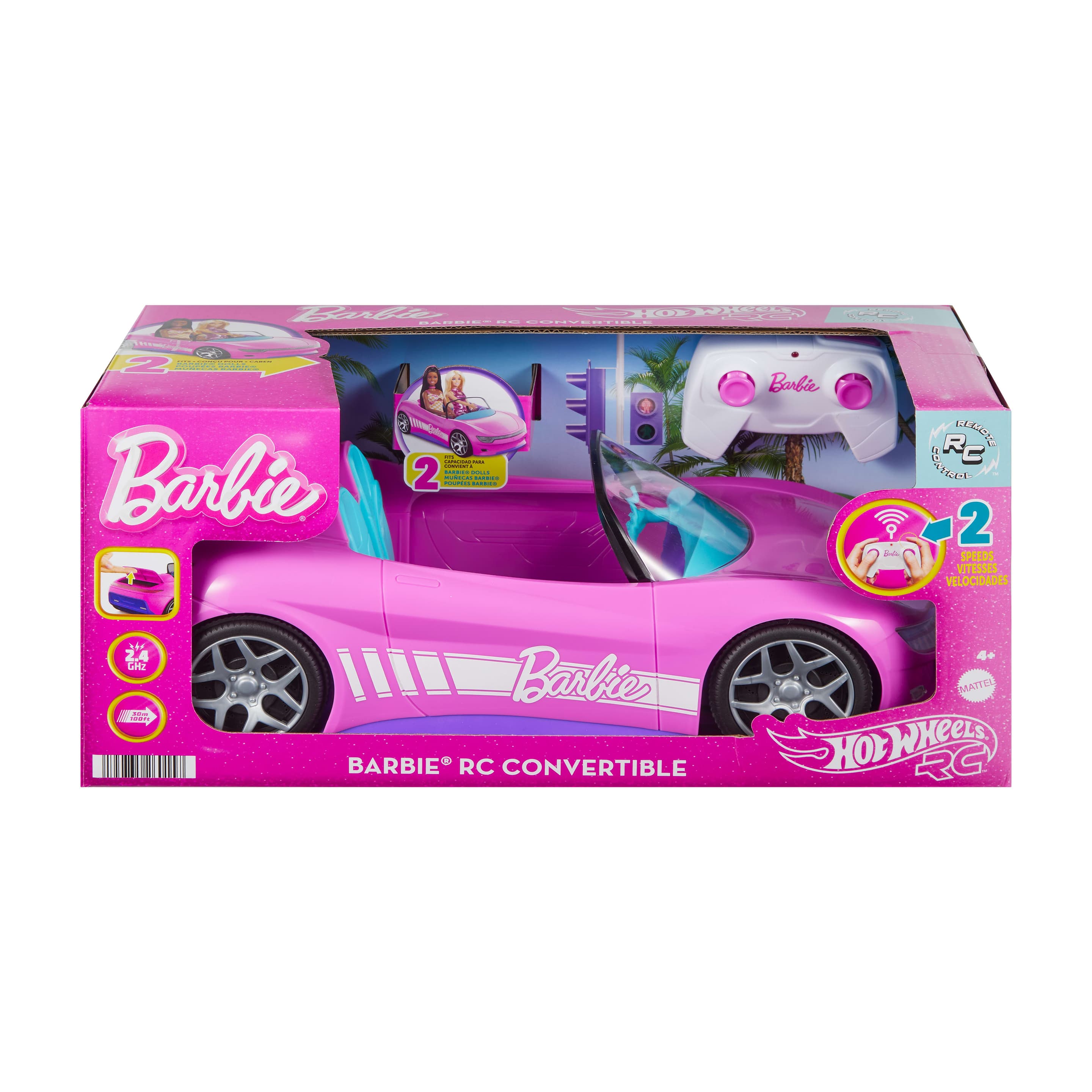 Produktbild Hot Wheels Barbie Cabrio RC 2 von 5
