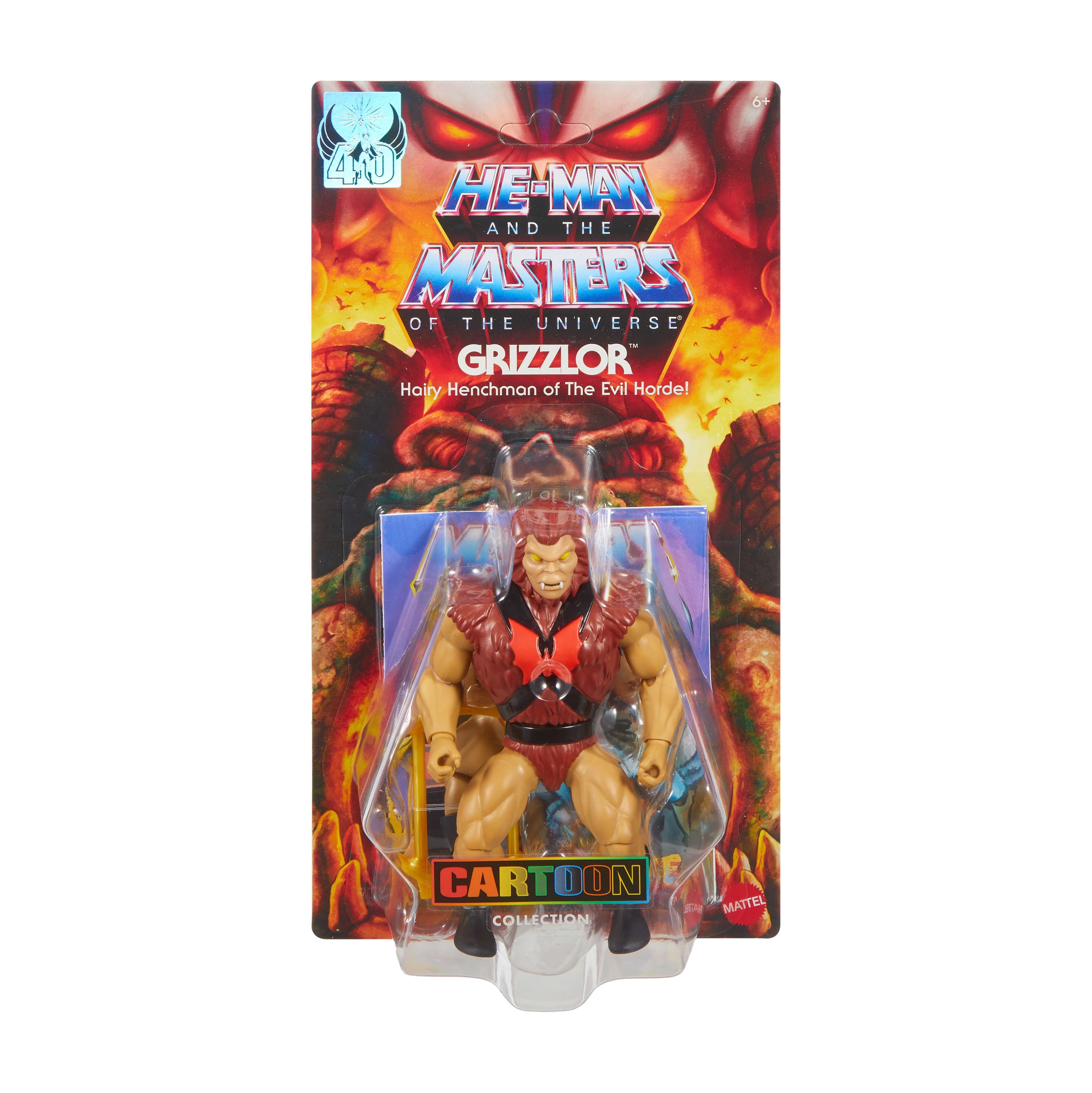 Produktbild Masters of the Universe Origins Grizzlor aus der Cartoon-Kollektion ca. 14 cm große Actionfigur MOTU Bösewicht Spielzeug 6 von 6