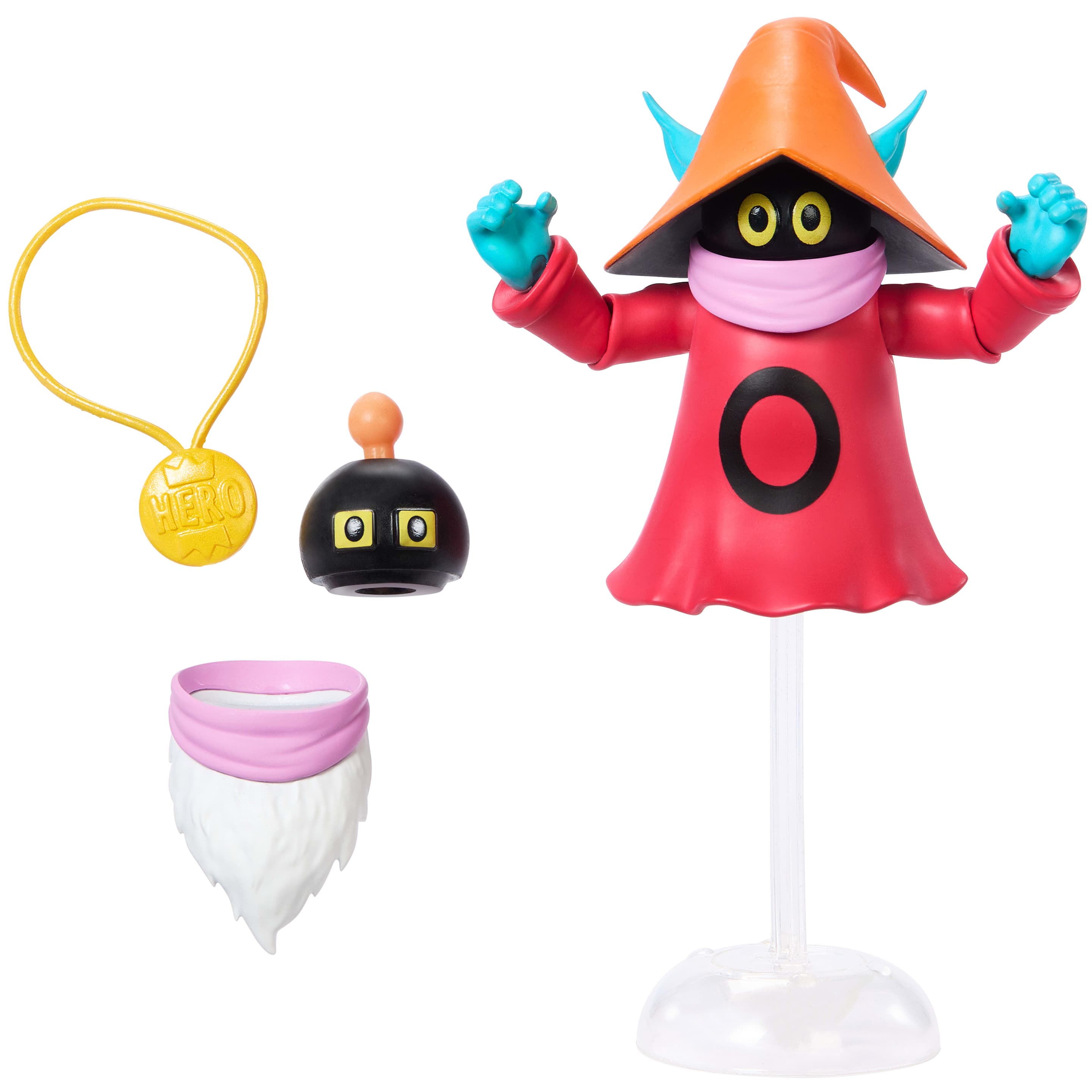 Masters of the Universe Origins Orko aus der Cartoon-Kollektion ca. 14 cm große Actionfigur MOTU-Spielzeug und Ständer