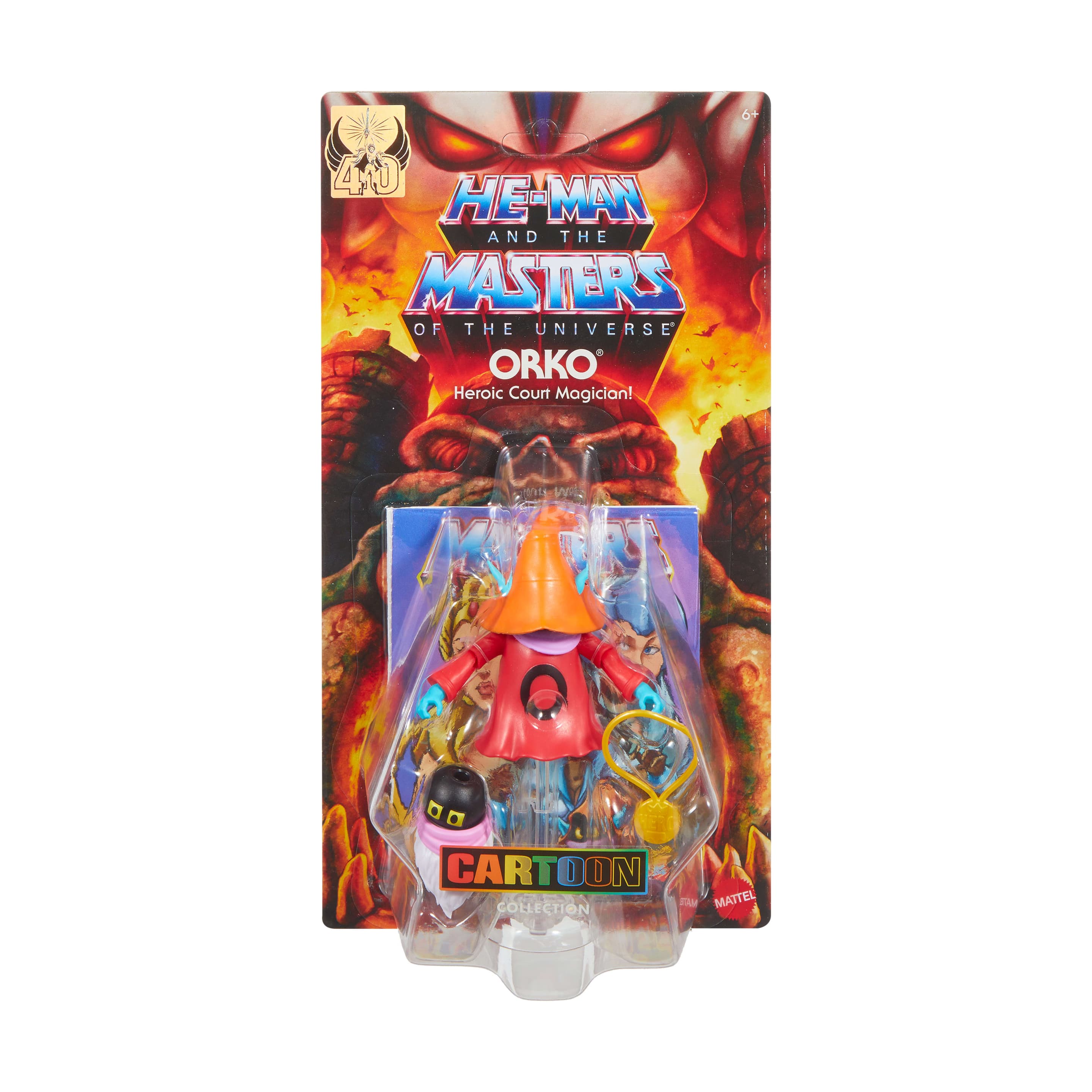 Produktbild Masters of the Universe Origins Orko aus der Cartoon-Kollektion ca. 14 cm große Actionfigur MOTU-Spielzeug und Ständer 2 von 6