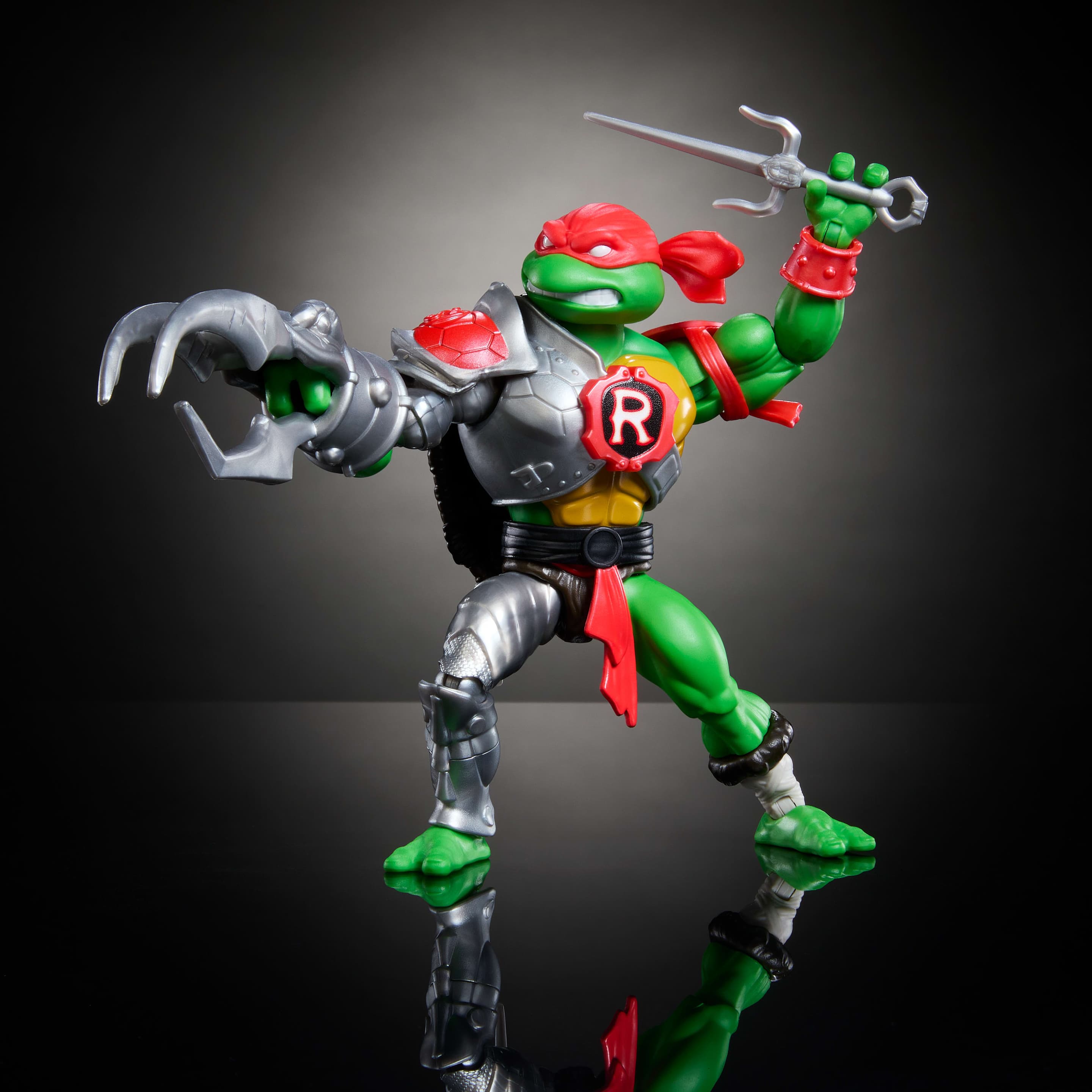 Produktbild Masters Of Universe Origins Turtles Of Grayskull Raphael Action-Figur, TMNT MOTU Reptile Wars Toy 4 von 6