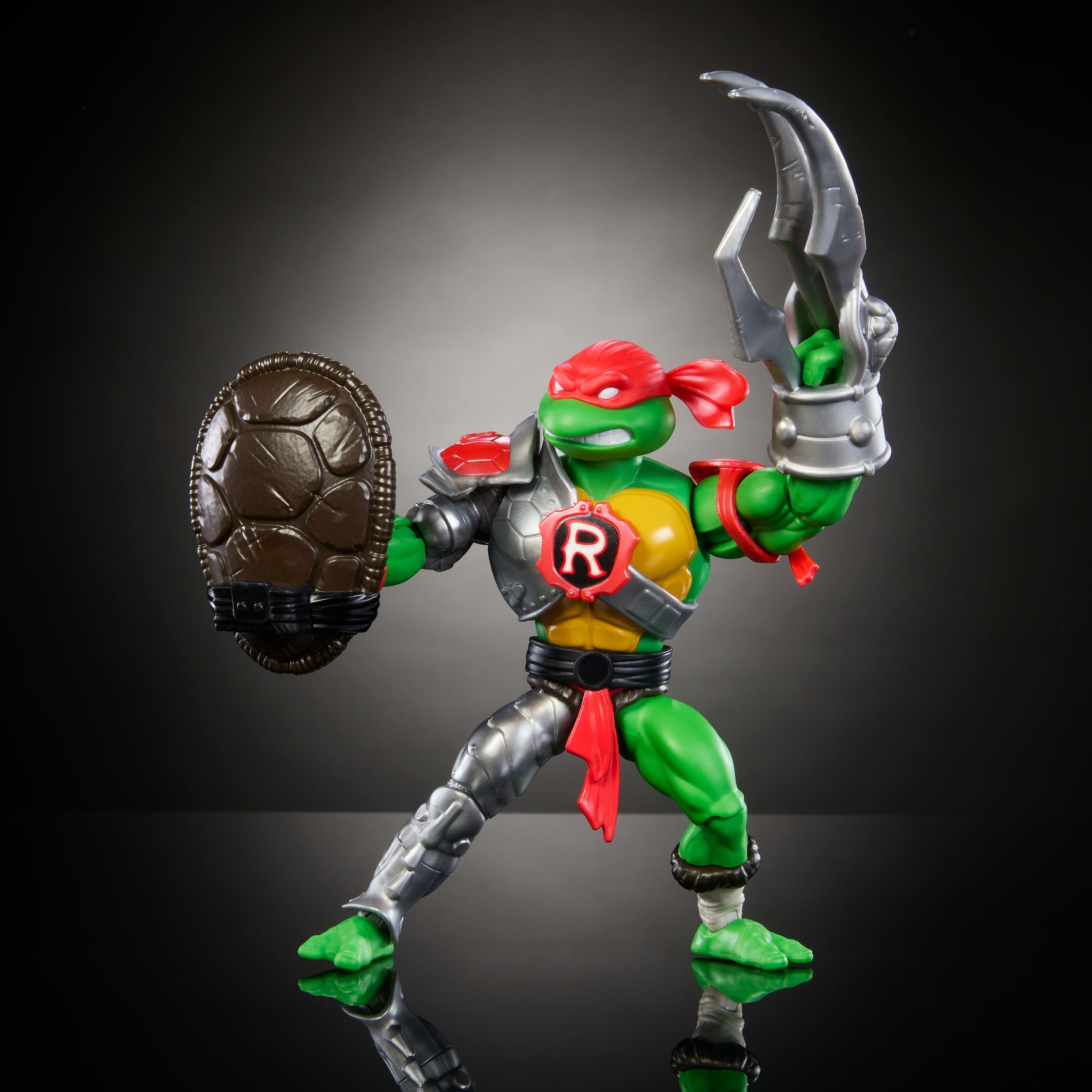 Produktbild Masters Of Universe Origins Turtles Of Grayskull Raphael Action-Figur, TMNT MOTU Reptile Wars Toy 3 von 6