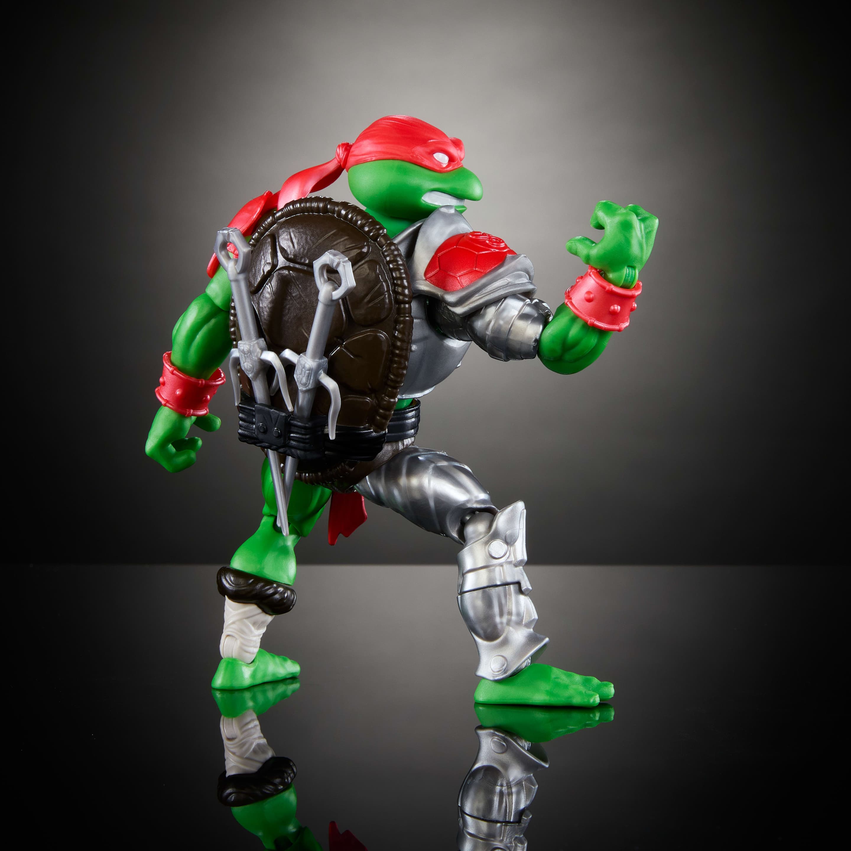 Produktbild Masters Of Universe Origins Turtles Of Grayskull Raphael Action-Figur, TMNT MOTU Reptile Wars Toy 2 von 6