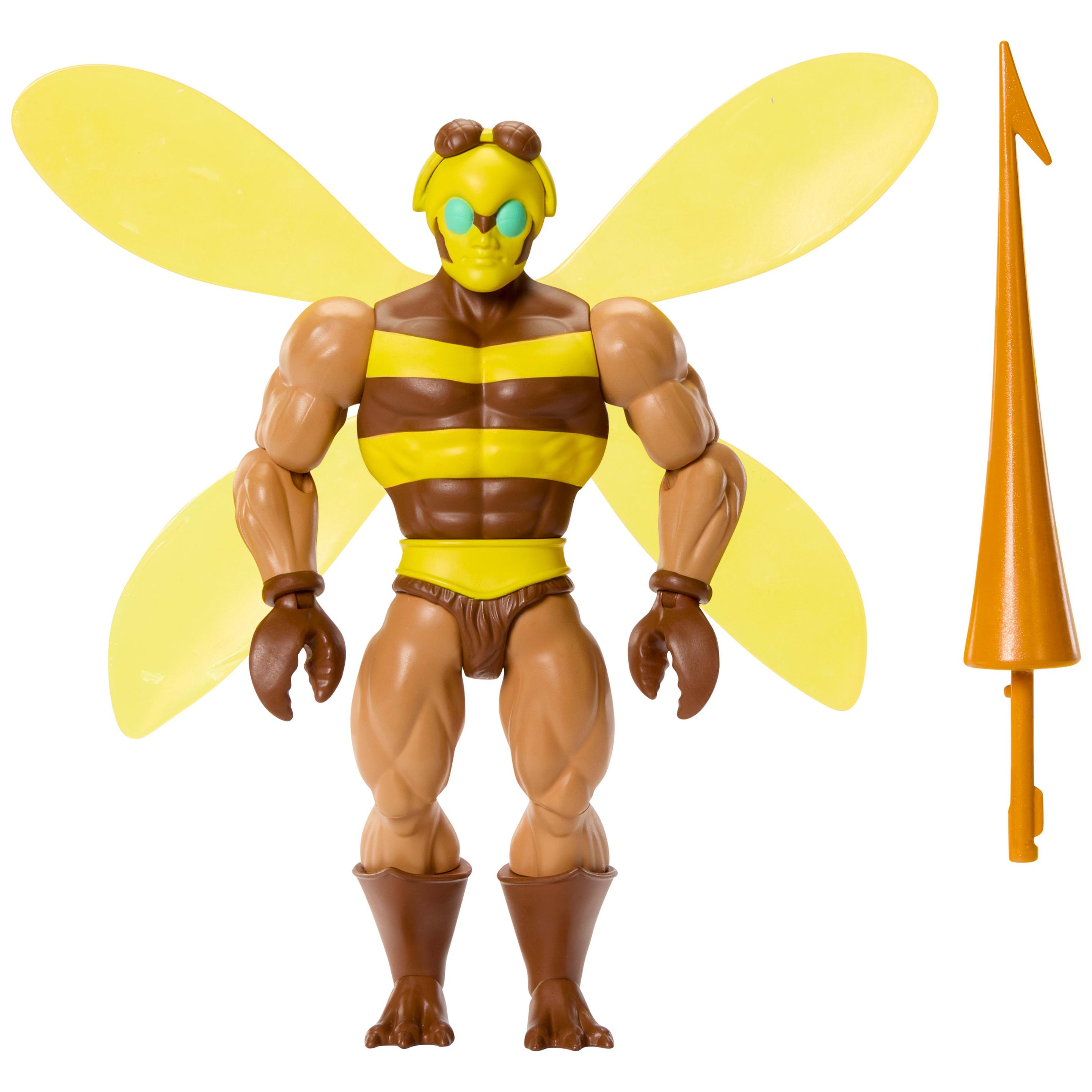Masters of the Universe Origins Buzz-Off aus der Cartoon-Kollektion, ca. 14 cm große Actionfigur, heroischer Anführer der Bienen