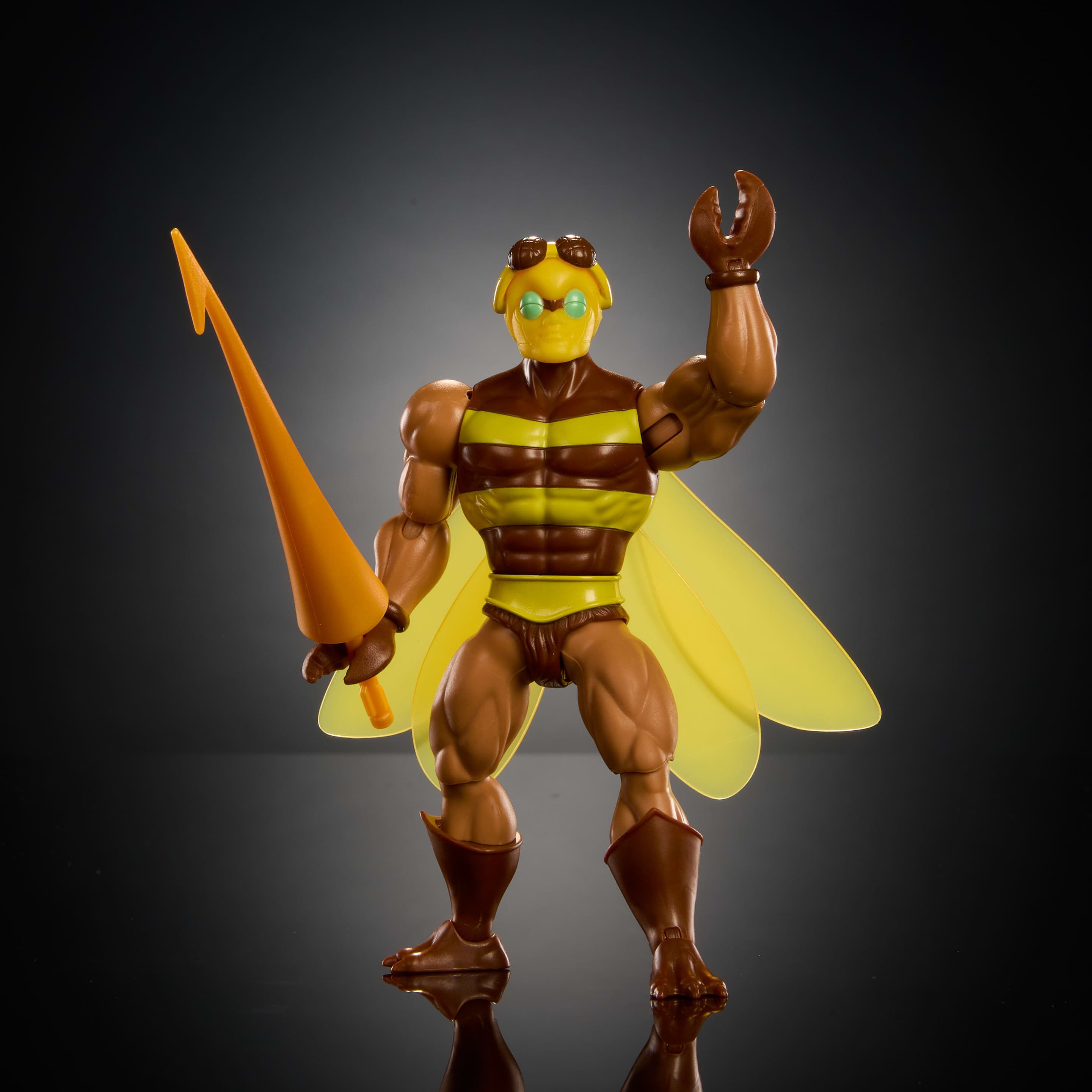 Produktbild Masters of the Universe Origins Buzz-Off aus der Cartoon-Kollektion, ca. 14 cm große Actionfigur, heroischer Anführer der Bienen 5 von 5