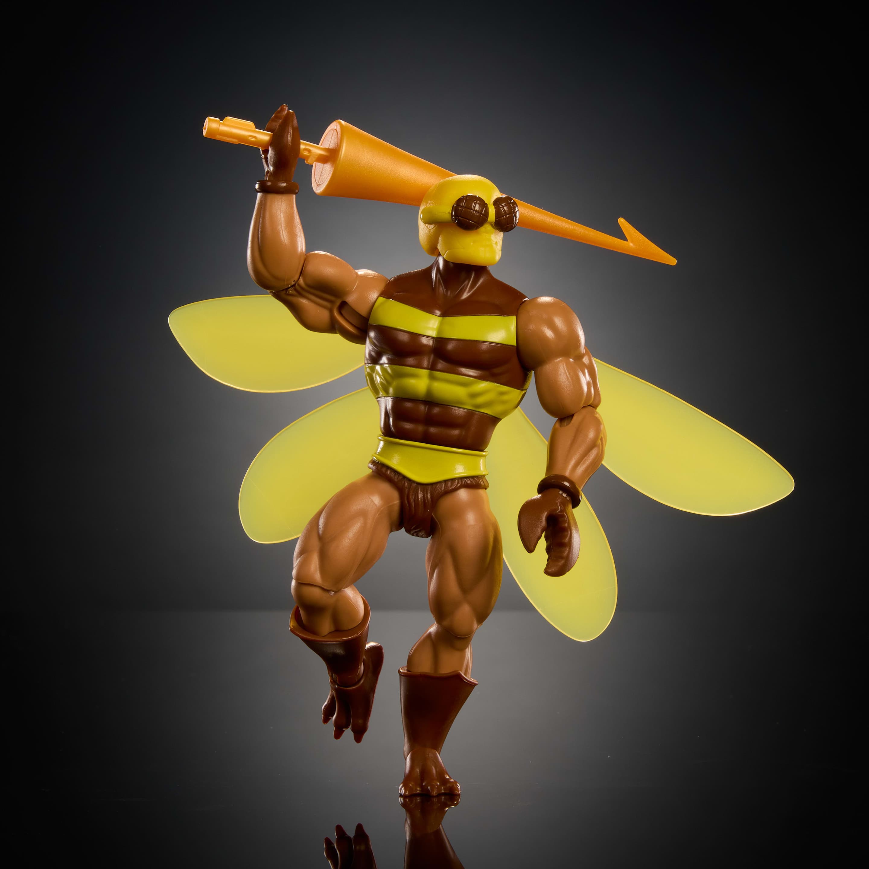 Produktbild Masters of the Universe Origins Buzz-Off aus der Cartoon-Kollektion, ca. 14 cm große Actionfigur, heroischer Anführer der Bienen 4 von 5