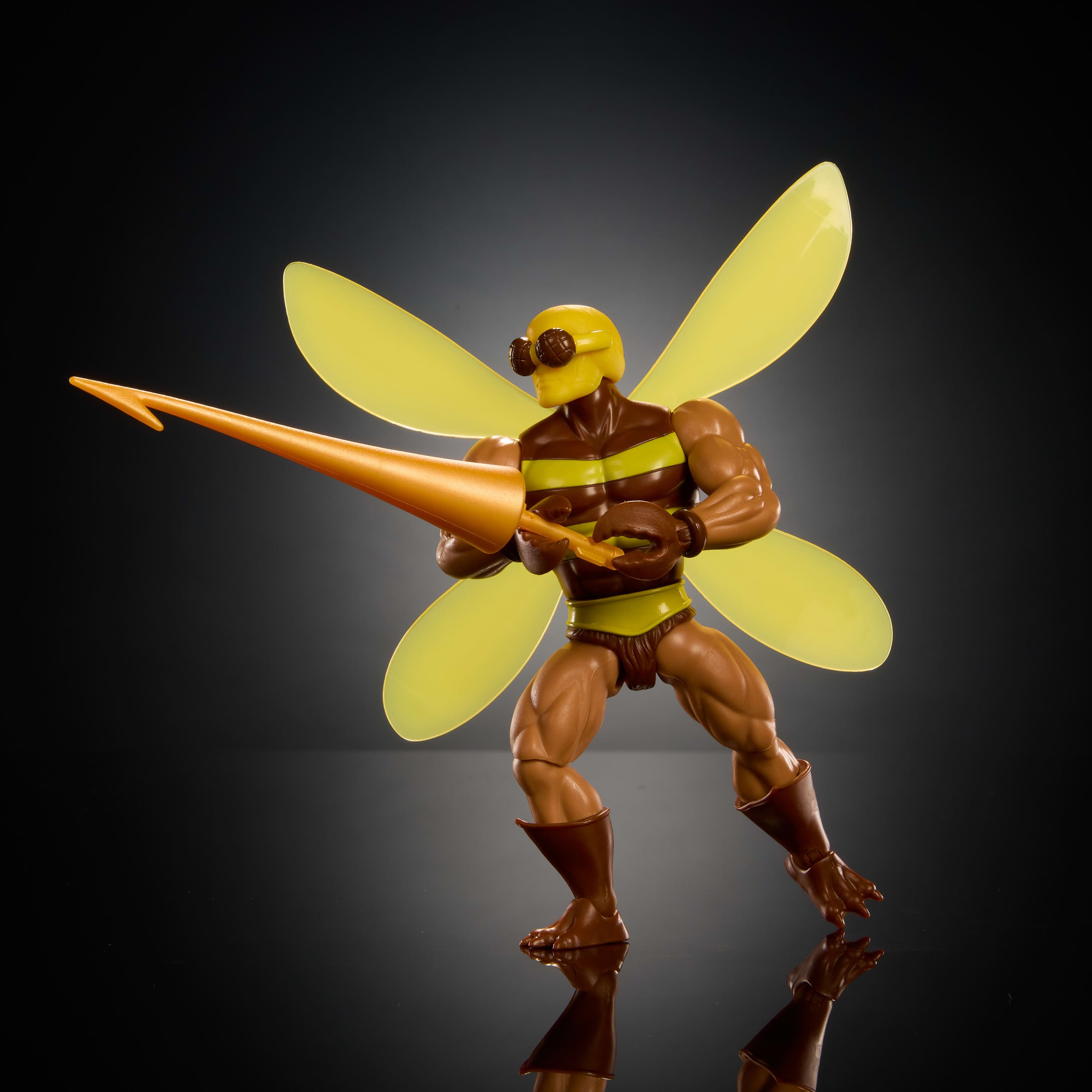 Produktbild Masters of the Universe Origins Buzz-Off aus der Cartoon-Kollektion, ca. 14 cm große Actionfigur, heroischer Anführer der Bienen 3 von 5