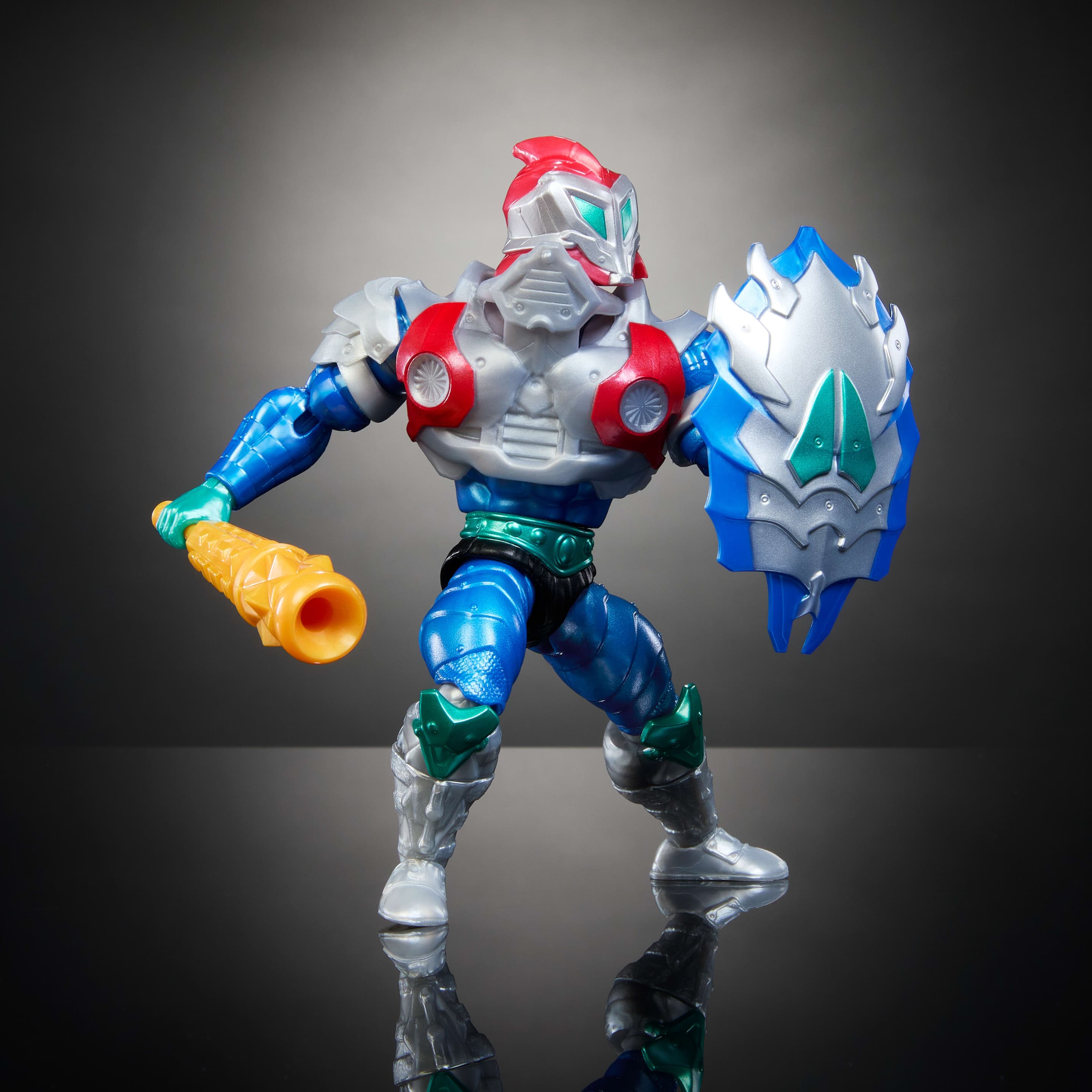Produktbild Masters Of Universe Origins Turtles Of Grayskull Mekaneck Action Figure, TMNT MOTU Reptile Wars Toy 4 von 5
