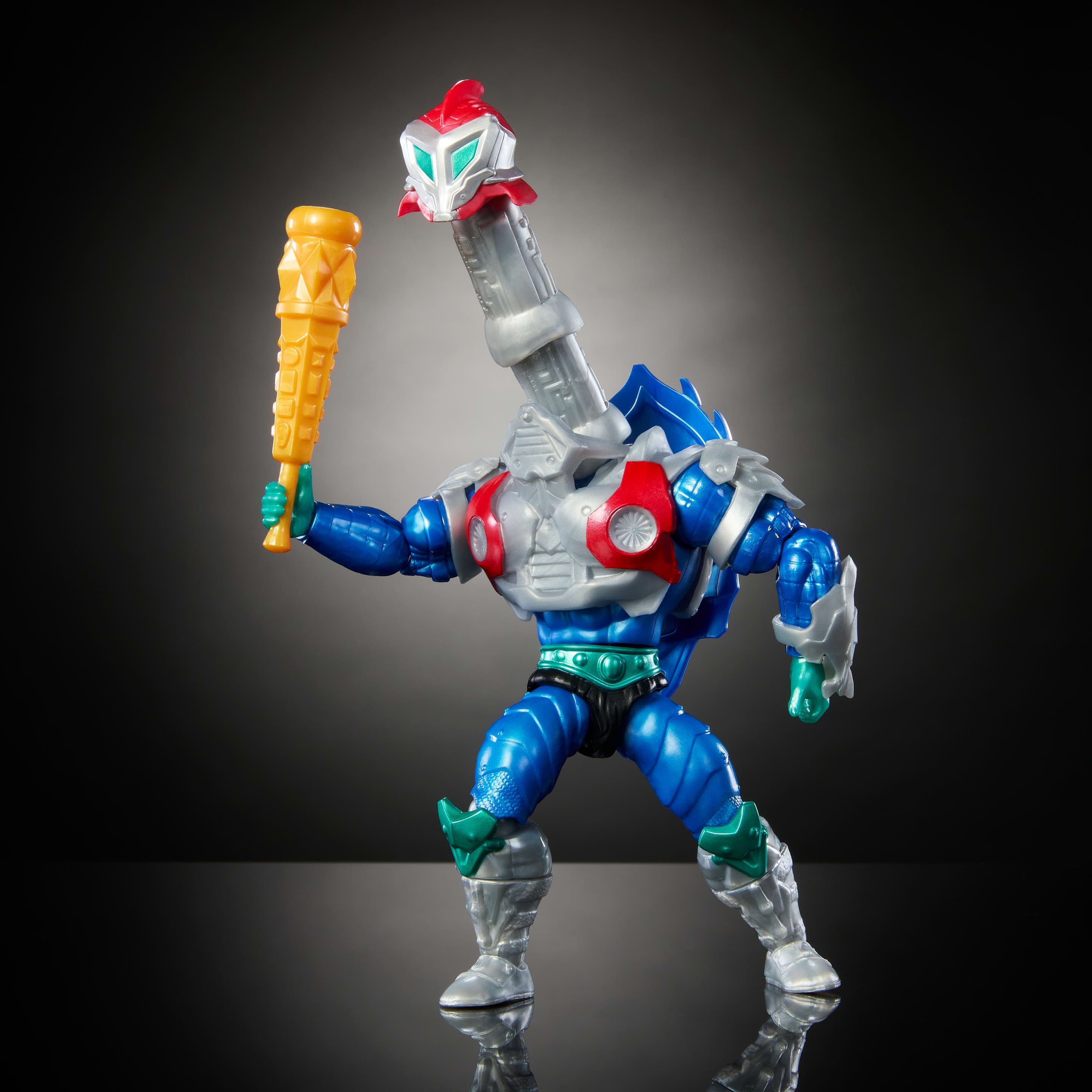 Produktbild Masters Of Universe Origins Turtles Of Grayskull Mekaneck Action Figure, TMNT MOTU Reptile Wars Toy 3 von 5