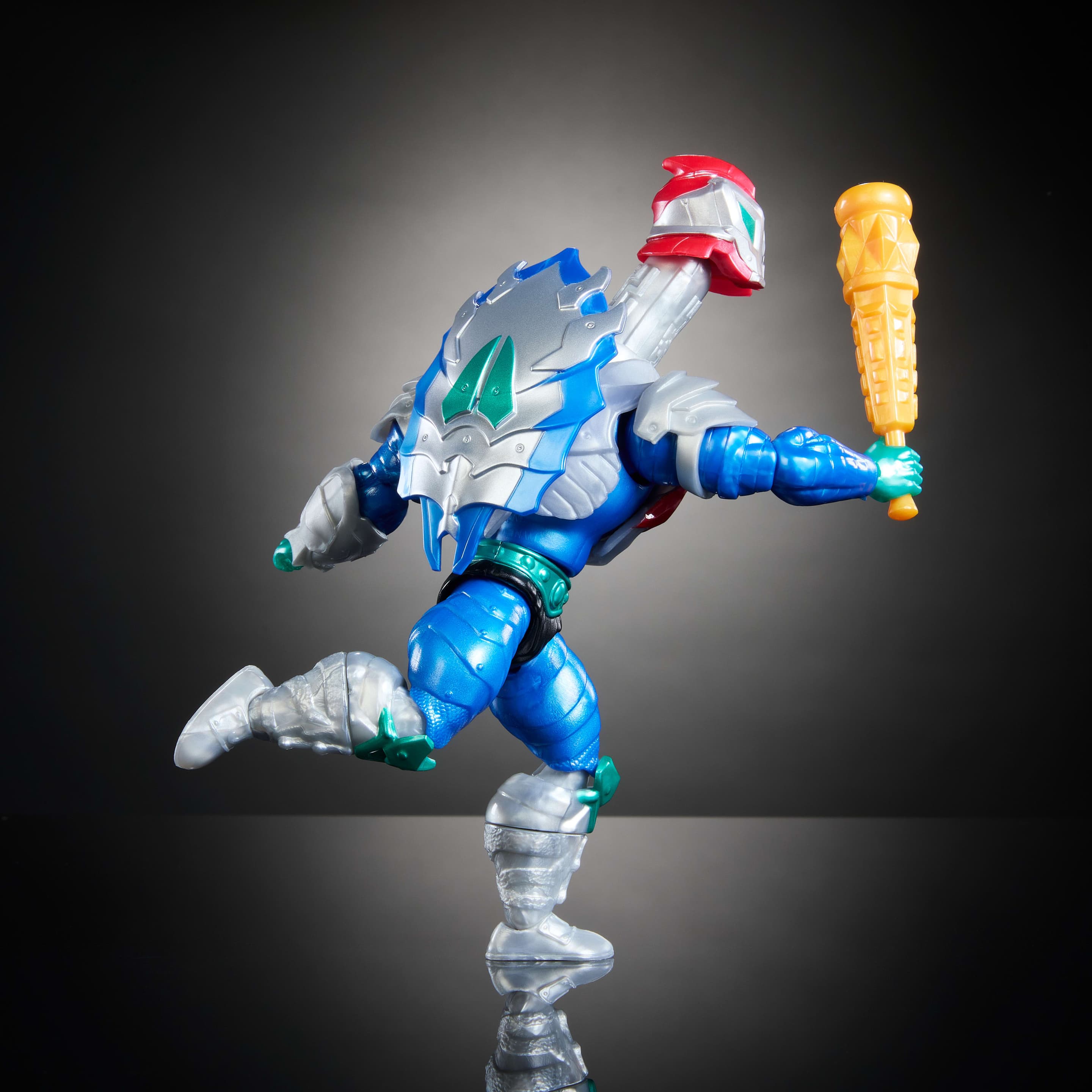 Produktbild Masters Of Universe Origins Turtles Of Grayskull Mekaneck Action Figure, TMNT MOTU Reptile Wars Toy 2 von 5