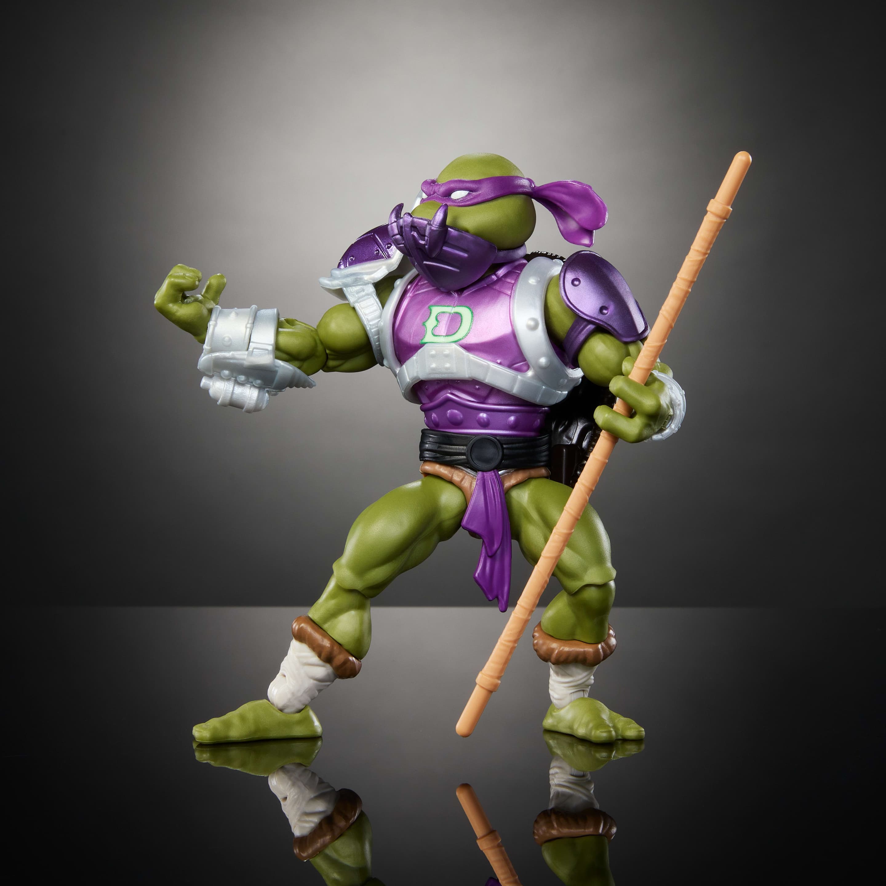 Produktbild Masters Of Universe Origins Turtles Of Grayskull Donatello Action-Figur, TMNT MOTU Reptile Wars Toy 3 von 6