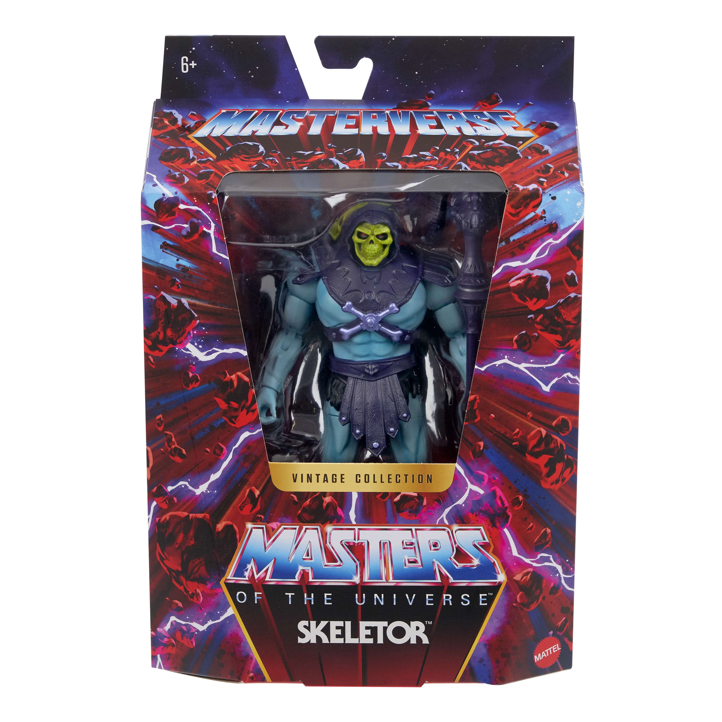 Produktbild Masters of the Universe Masterverse Skeletor-Actionfigur, MOTU Vintage Collection, 30 Bewegungspunkte 6 von 6