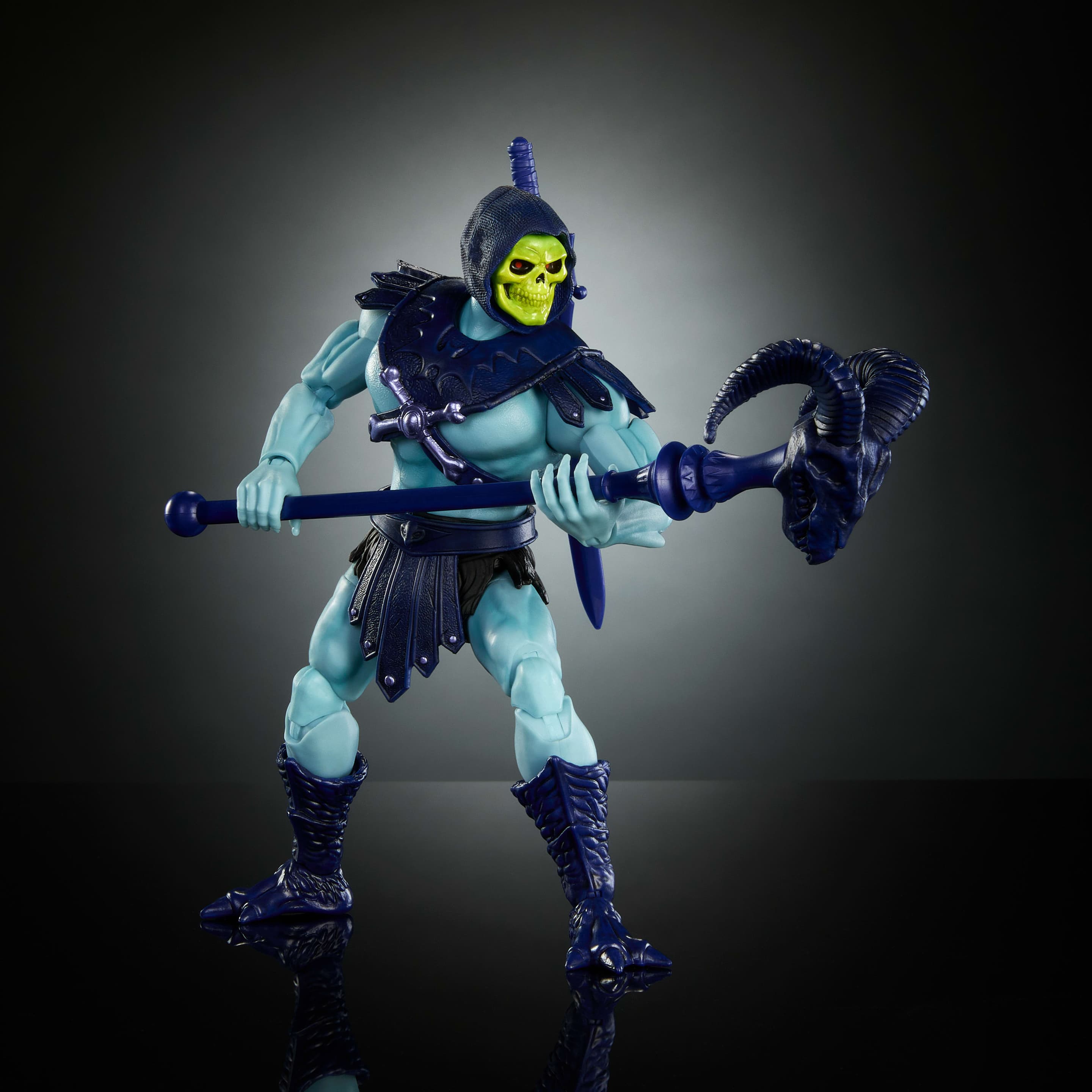 Produktbild Masters of the Universe Masterverse Skeletor-Actionfigur, MOTU Vintage Collection, 30 Bewegungspunkte 4 von 6