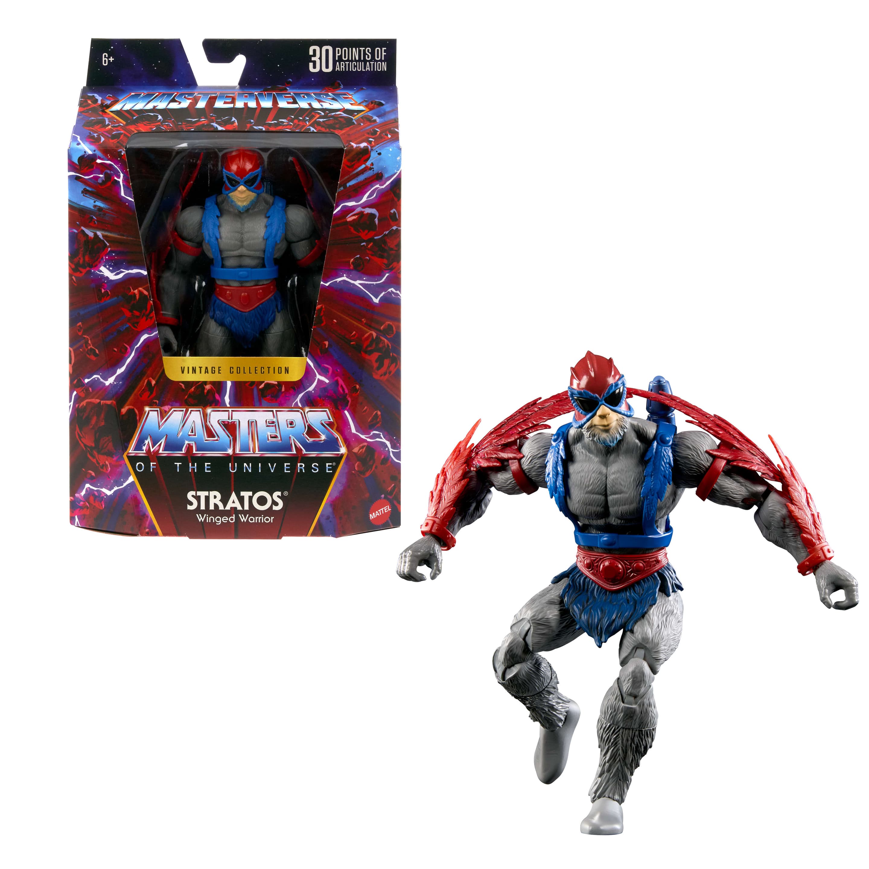 Masters of the Universe Masterverse Vintage Collection Stratos-Actionfigur