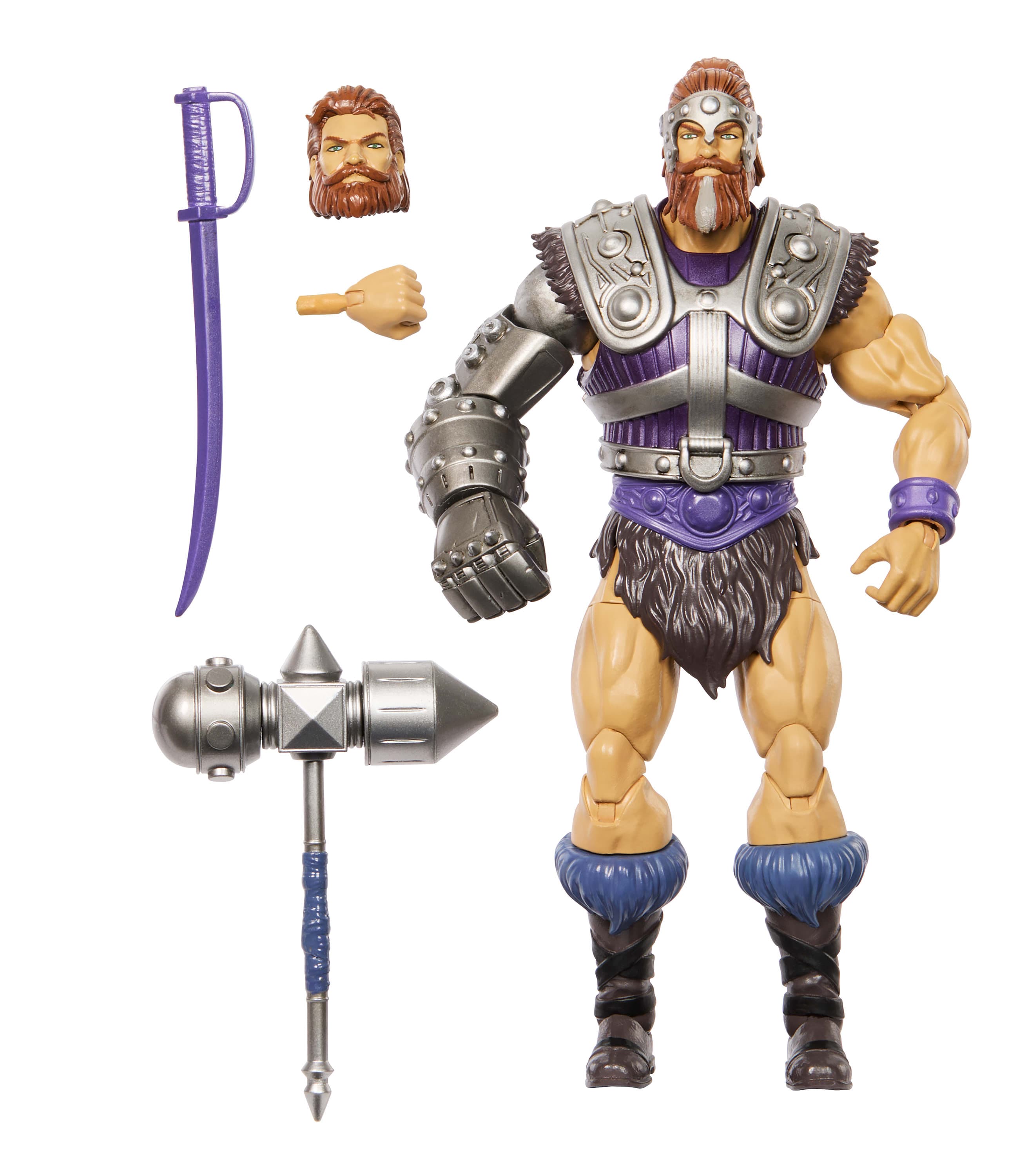 Masters Of The Universe Masterverse New Eternia Fisto Action-Figur, MOTU Toy Hero, 30 Artikulationen
