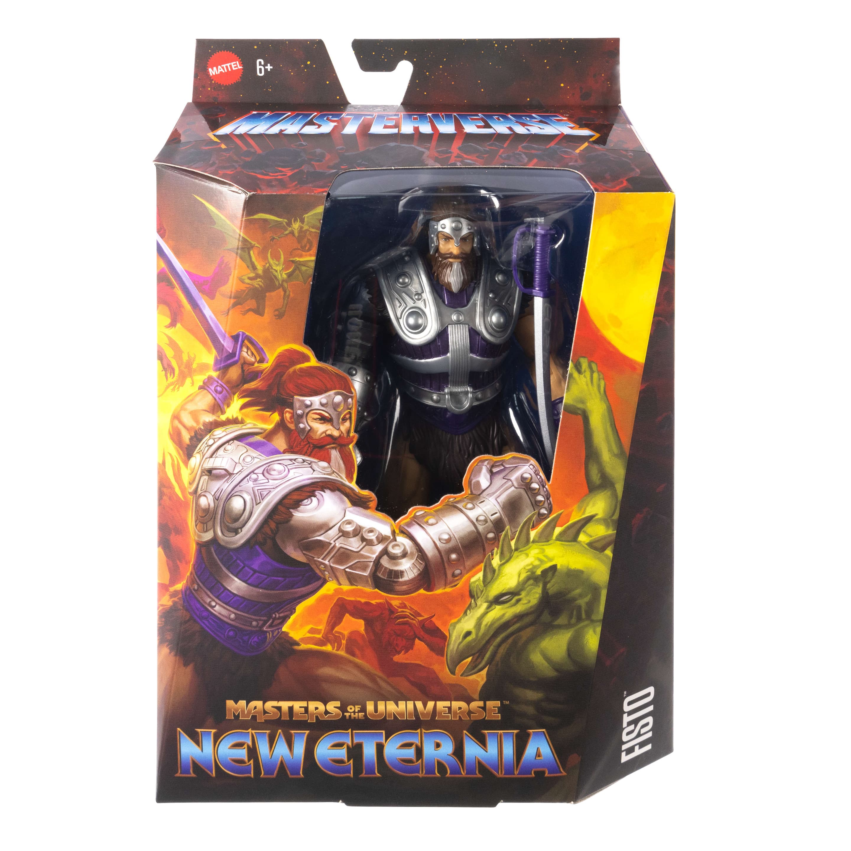 Produktbild Masters Of The Universe Masterverse New Eternia Fisto Action-Figur, MOTU Toy Hero, 30 Artikulationen 2 von 6