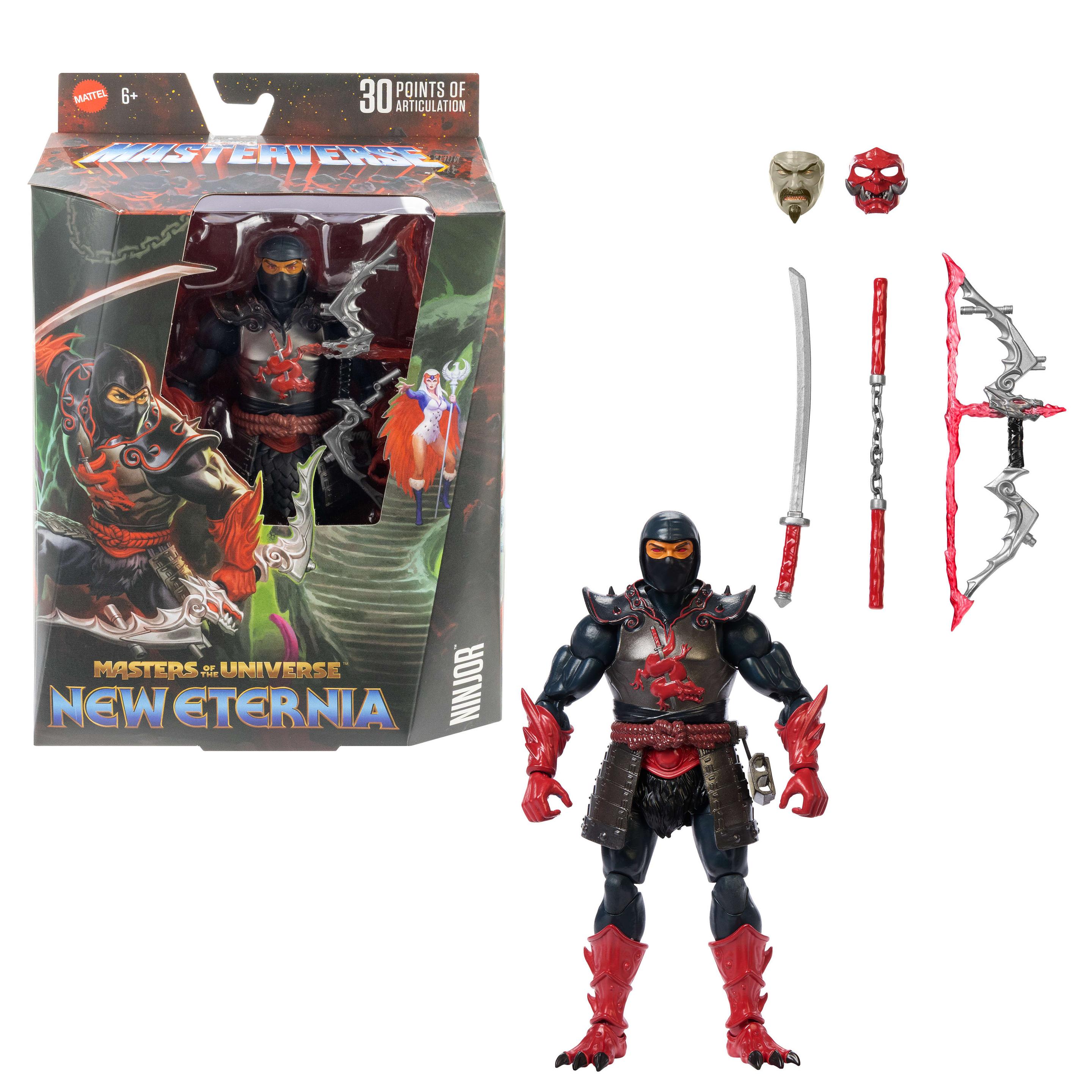 Masters of the Universe Masterverse Ninjor-Actionfigur, ca. 18 cm groß