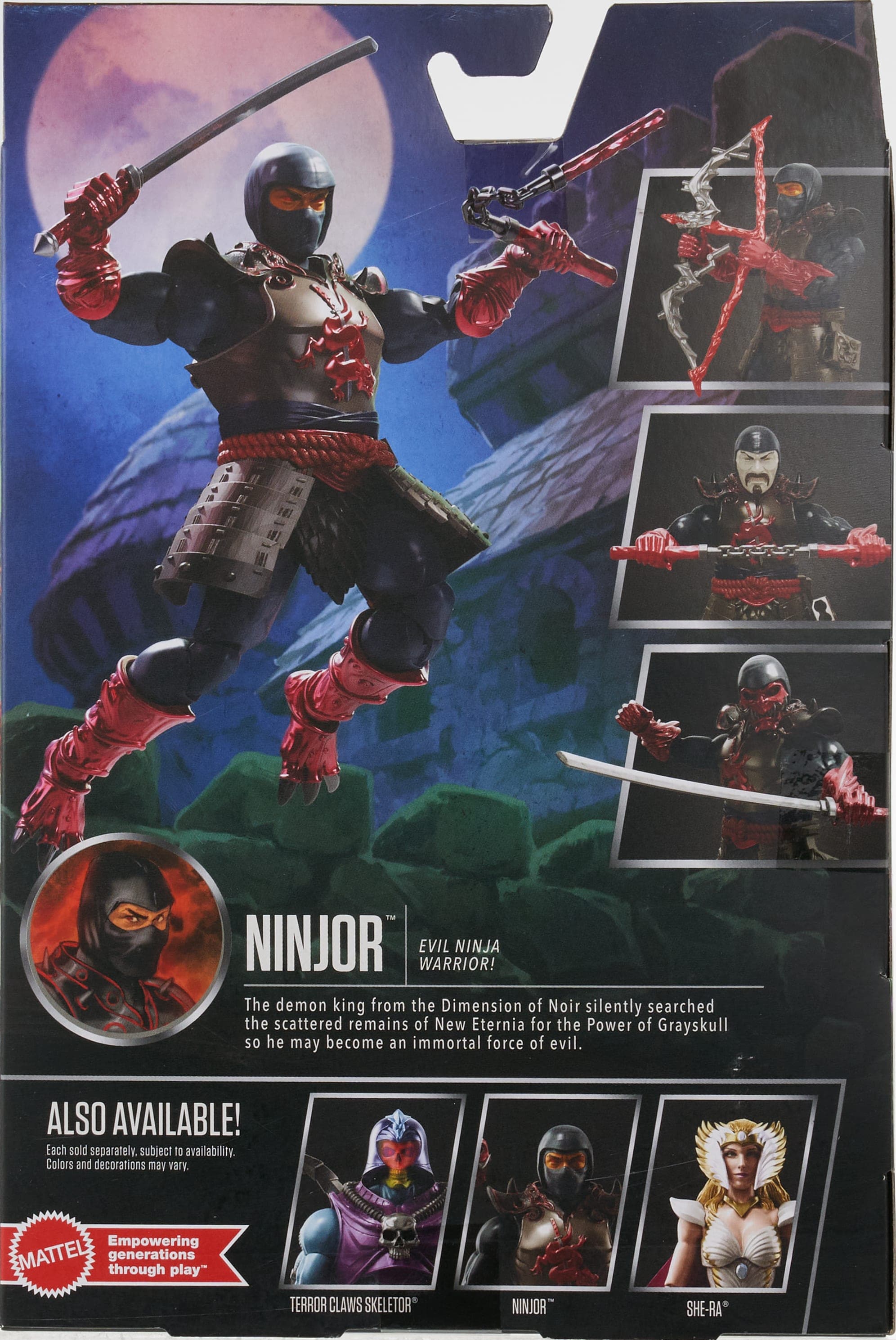 Produktbild Masters of the Universe Masterverse Ninjor-Actionfigur, ca. 18 cm groß 6 von 6