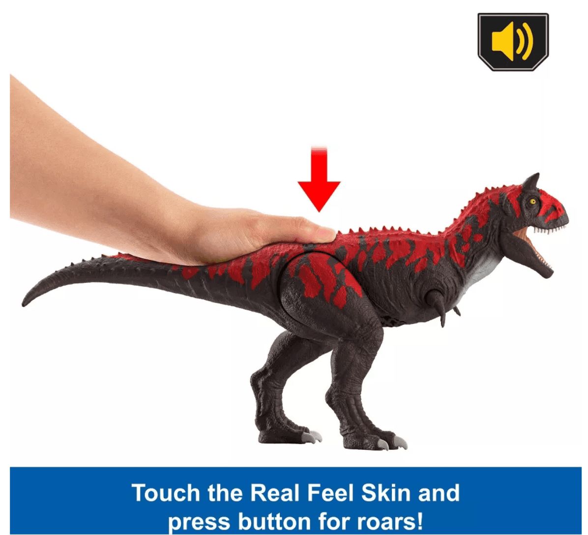 Produktbild Jurassic World Legacy Collection – Roarin' Real Feel Carnotaurus 4 von 6