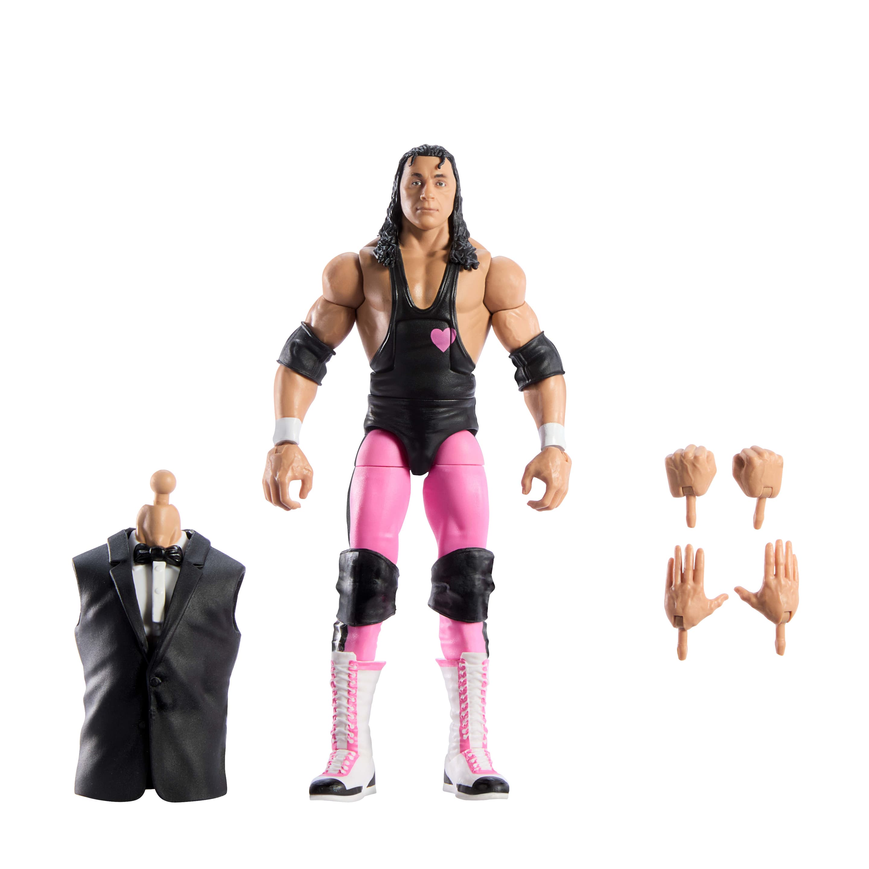 WWE Elite Collection Premium Live-Event Bret Hart Actionfigur-Set, WrestleMania-Sammelfigur