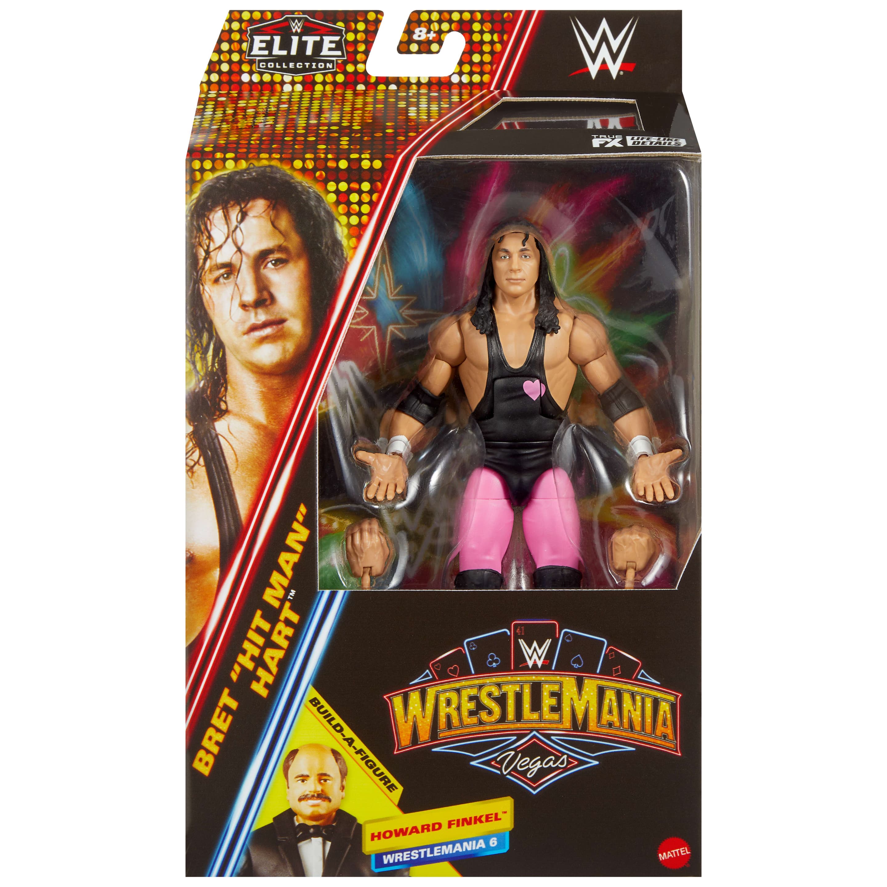 Produktbild WWE Elite Collection Premium Live-Event Bret Hart Actionfigur-Set, WrestleMania-Sammelfigur 6 von 6