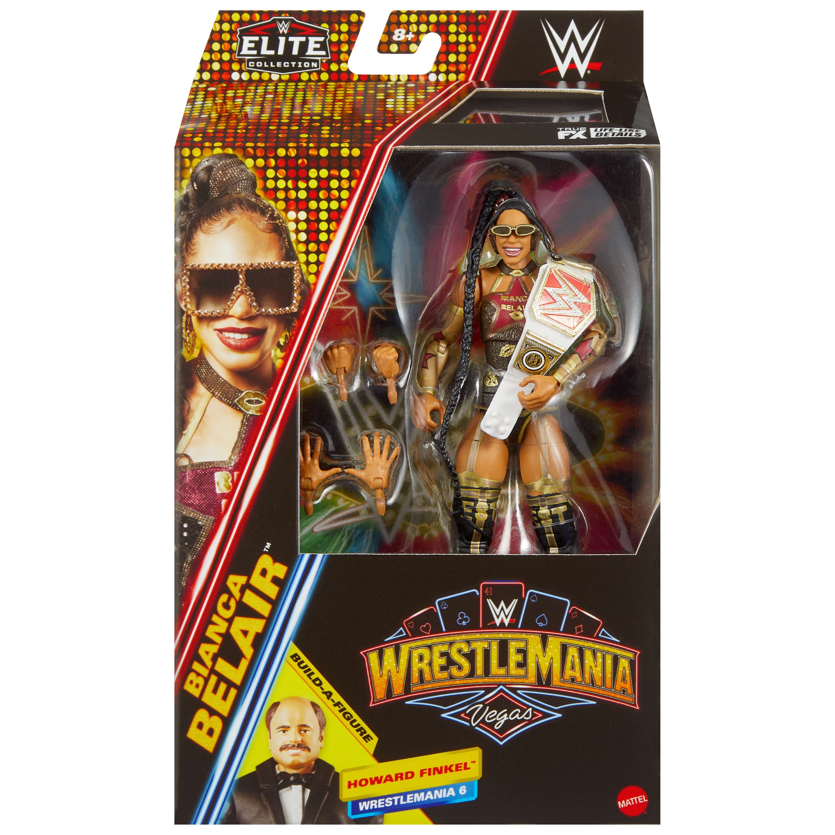 Produktbild WWE Elite Collection Premium Live-Event Bianca Belair Actionfigur-Set, WrestleMania-Sammelfigur 6 von 6