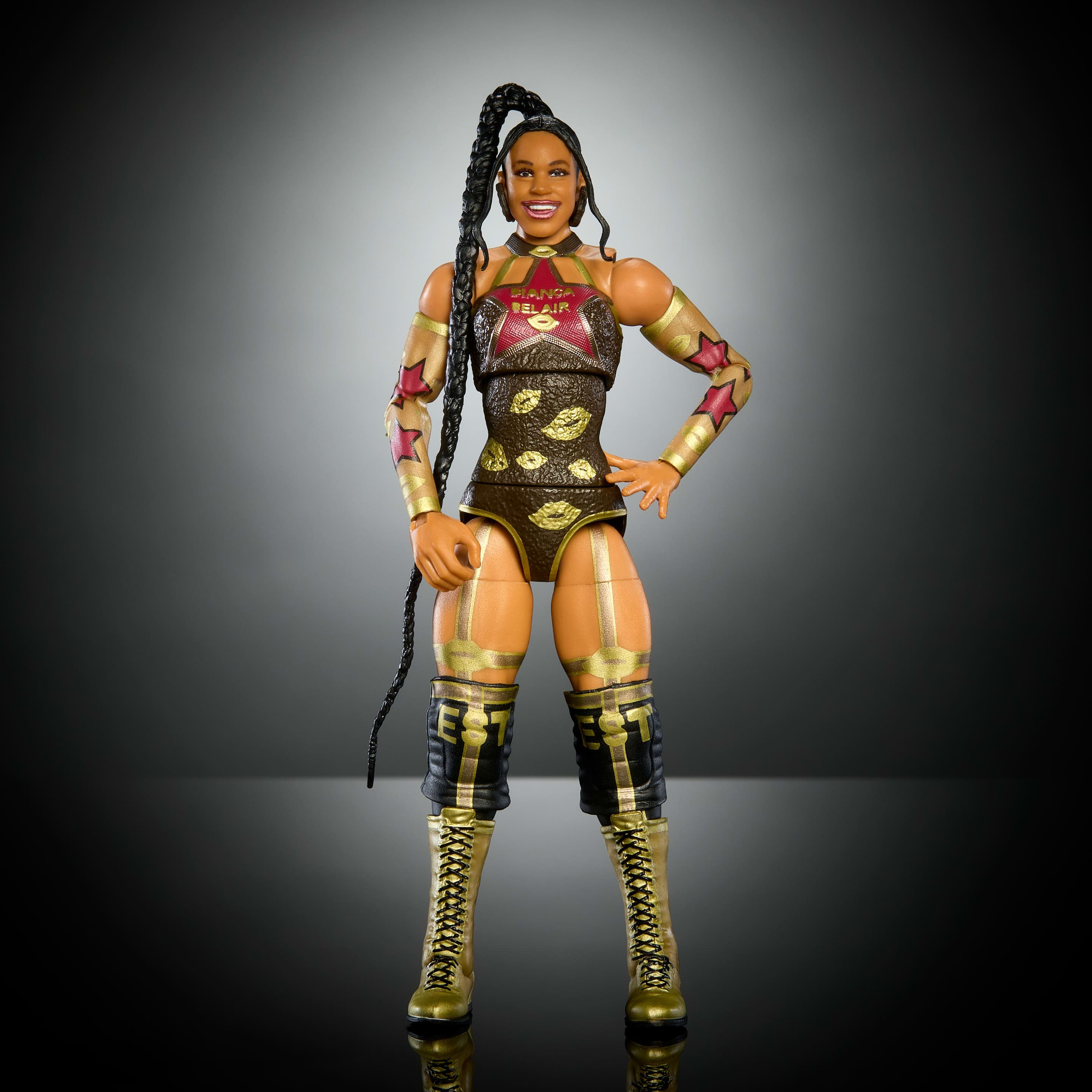 Produktbild WWE Elite Collection Premium Live-Event Bianca Belair Actionfigur-Set, WrestleMania-Sammelfigur 3 von 6