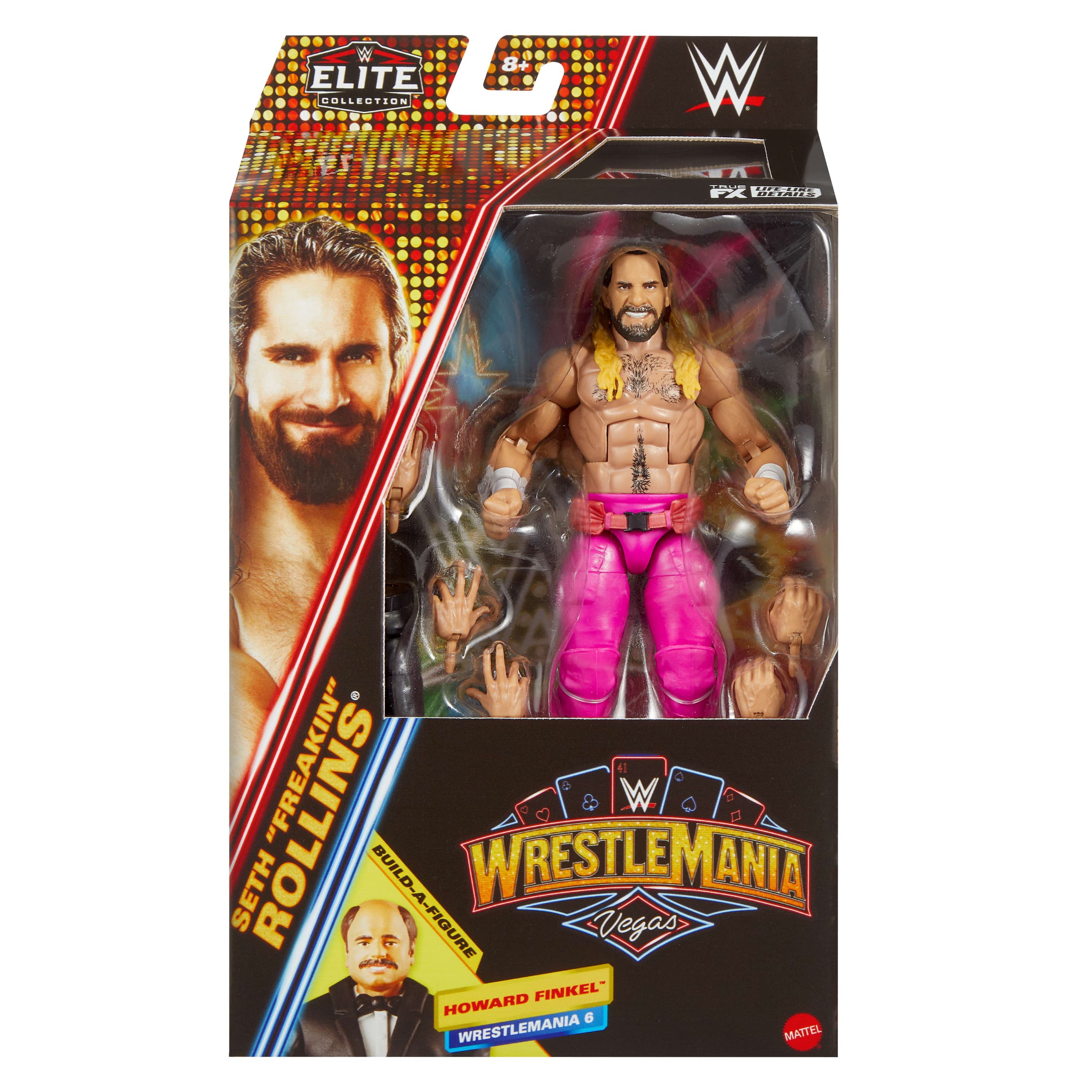 Produktbild WWE Elite Collection Premium Live-Event Seth Rollins Actionfigur-Set, WrestleMania-Sammelfigur 6 von 6