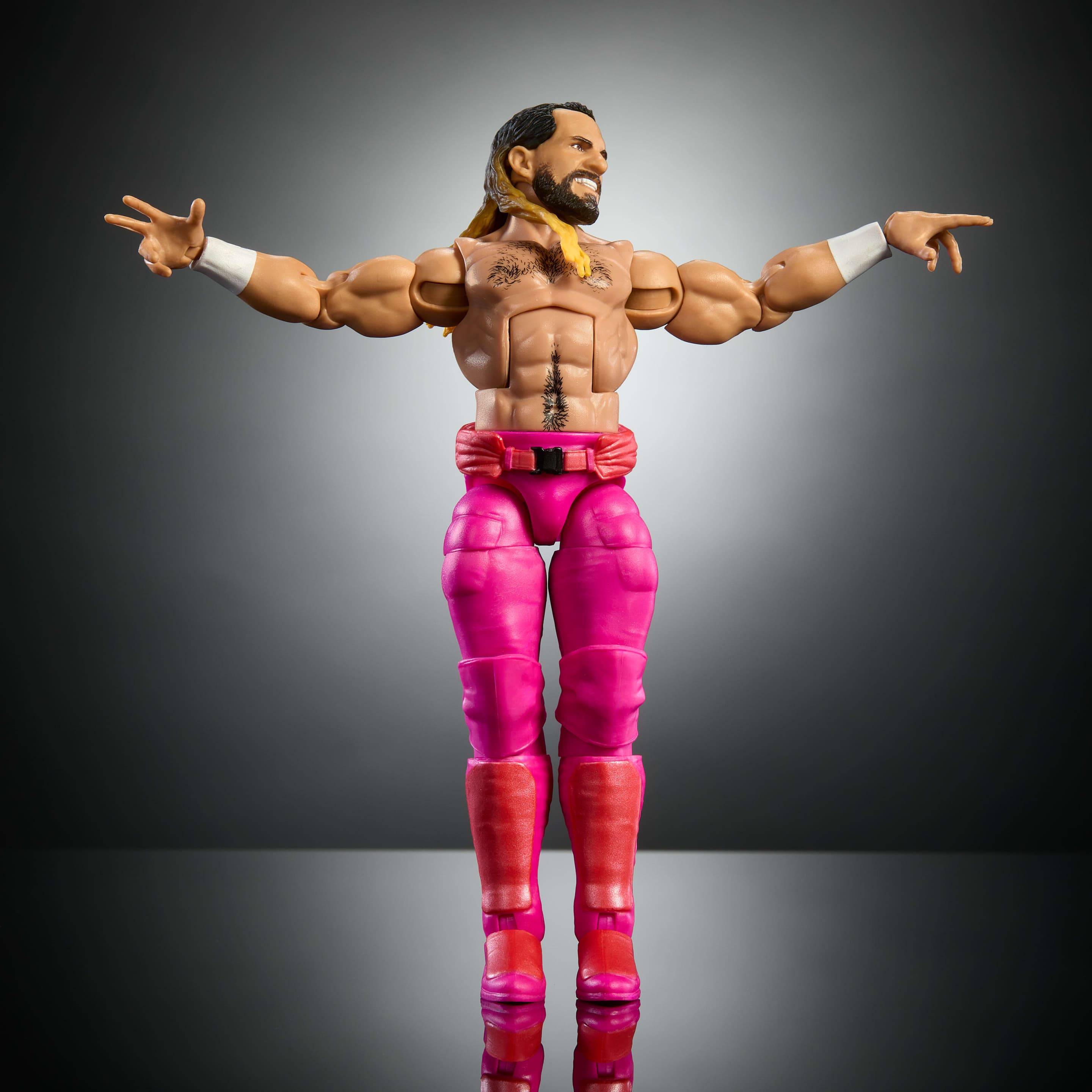 Produktbild WWE Elite Collection Premium Live-Event Seth Rollins Actionfigur-Set, WrestleMania-Sammelfigur 2 von 6