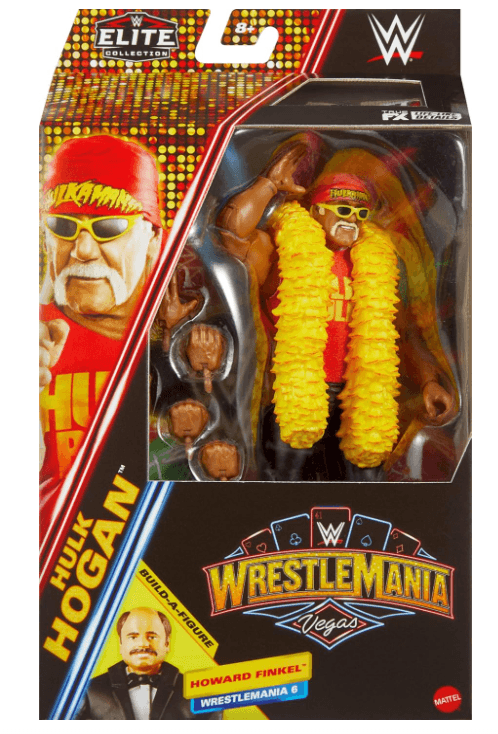Mattel WWE WrestleMania Elite Collection Hulk Hogan Actionfigur mit Zubehör