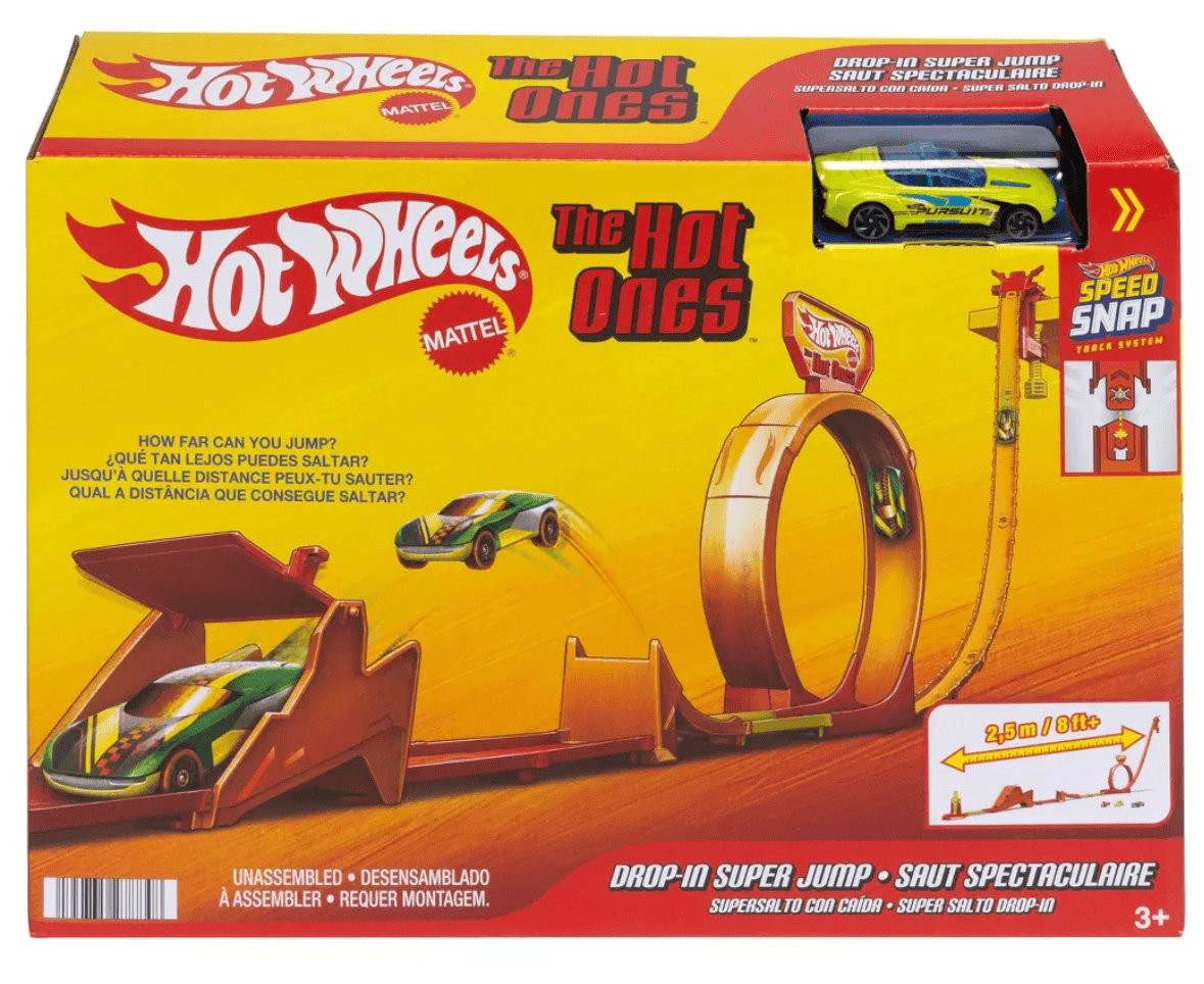 Produktbild Hot Wheels Action Hot Ones Gravity Drop Track Set (20-teilig) 3 von 8