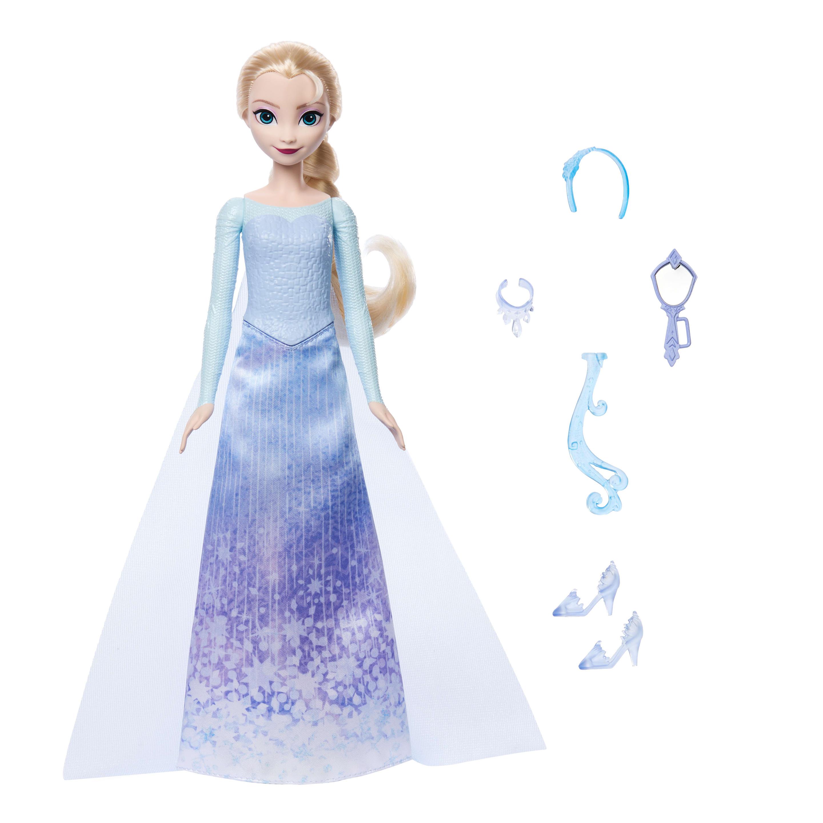 Produktbild Disney Die Eiskönigin Spin&Reveal Elsa-Modepuppe und Accessoires mit 11 Überraschungen aus dem Disney-Film 4 von 6