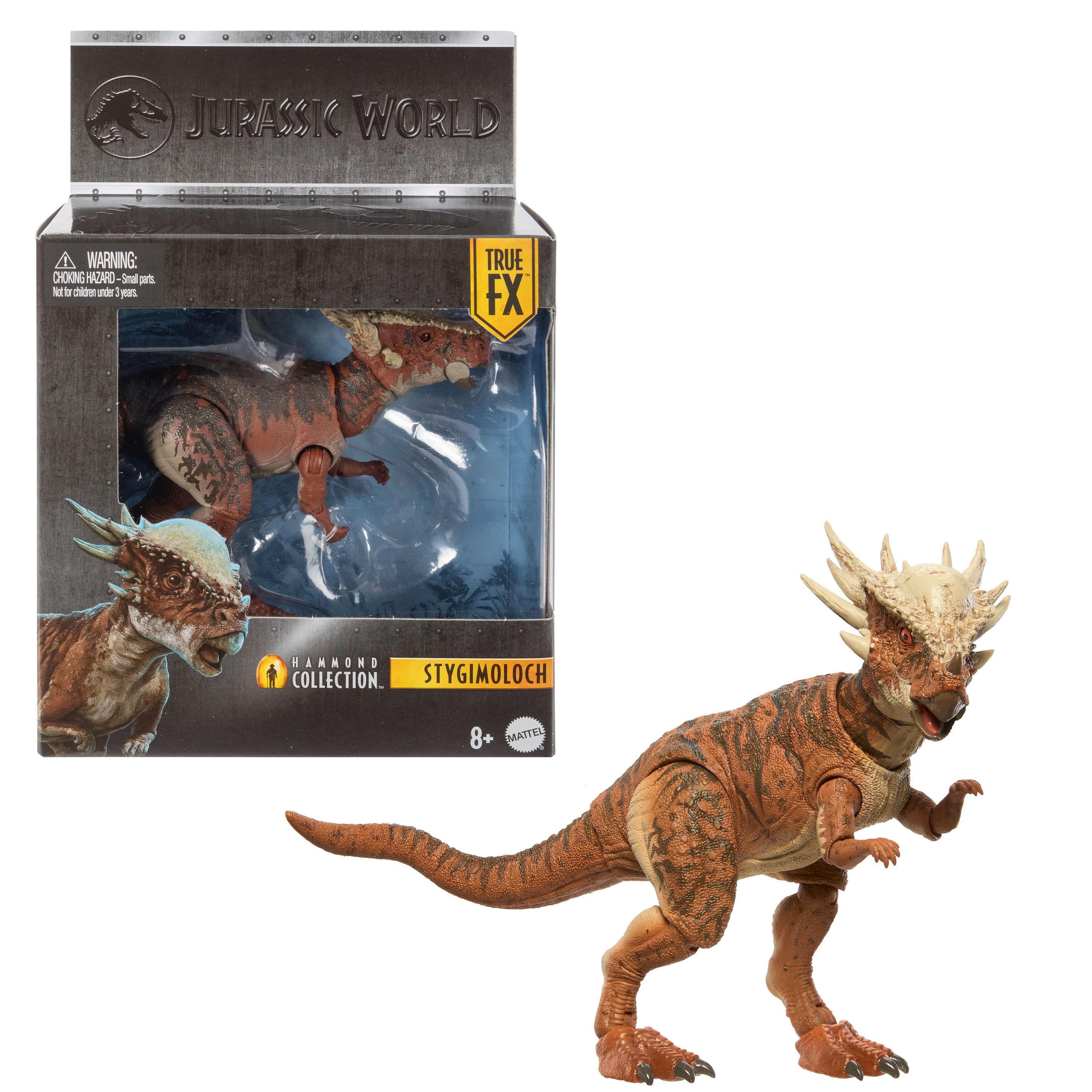 Jurassic World Hammond Collection Stygimoloch Dinosaurier-Actionfigur, 14 Bewegungspunkte